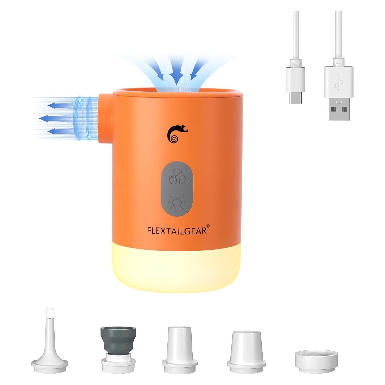 Bomba de Aire Portátil FLEXTAILGEAR 4.5 kPa Recargable