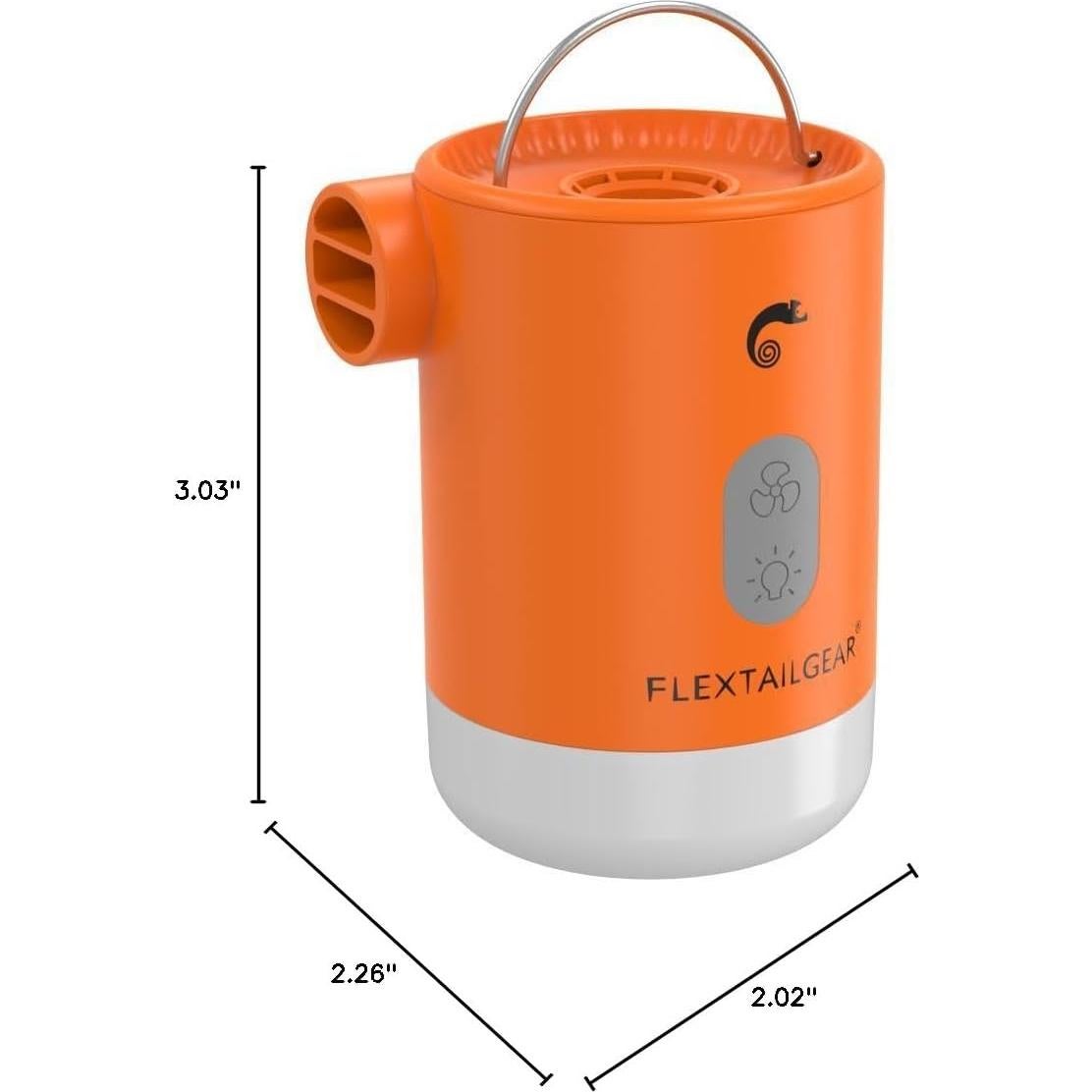 Bomba de Aire Portátil FLEXTAILGEAR 4.5 kPa Recargable