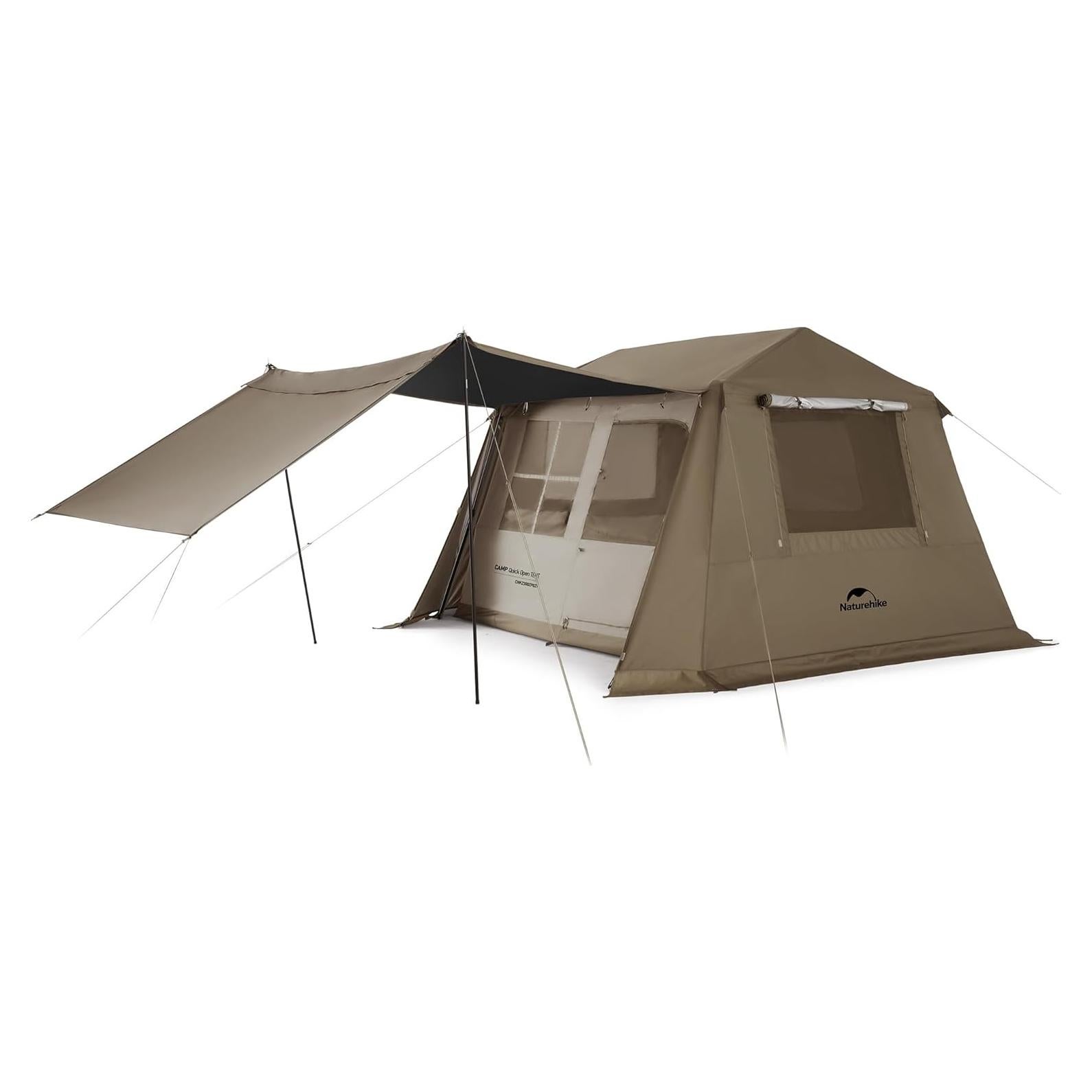 Tienda de Camping Naturehike para 4 Personas con Porche Mosquitera