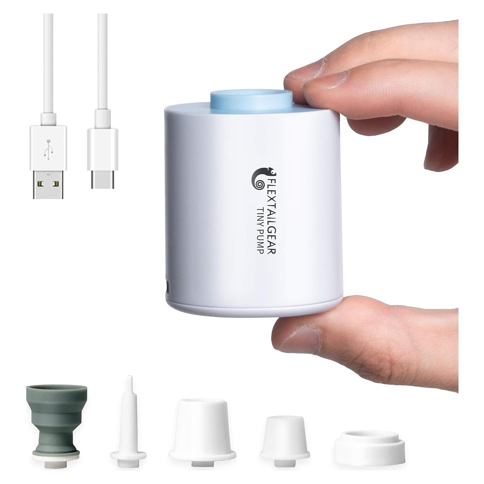 Bomba de Aire Portátil FLEXTAILGEAR 1300mAh Azul