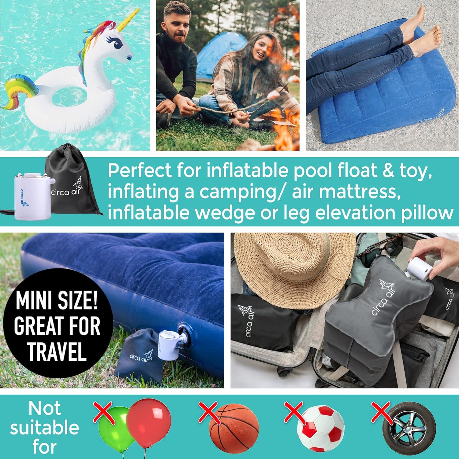 Bomba de Aire Eléctrica Circa Air Mini Portátil USB 76.5g