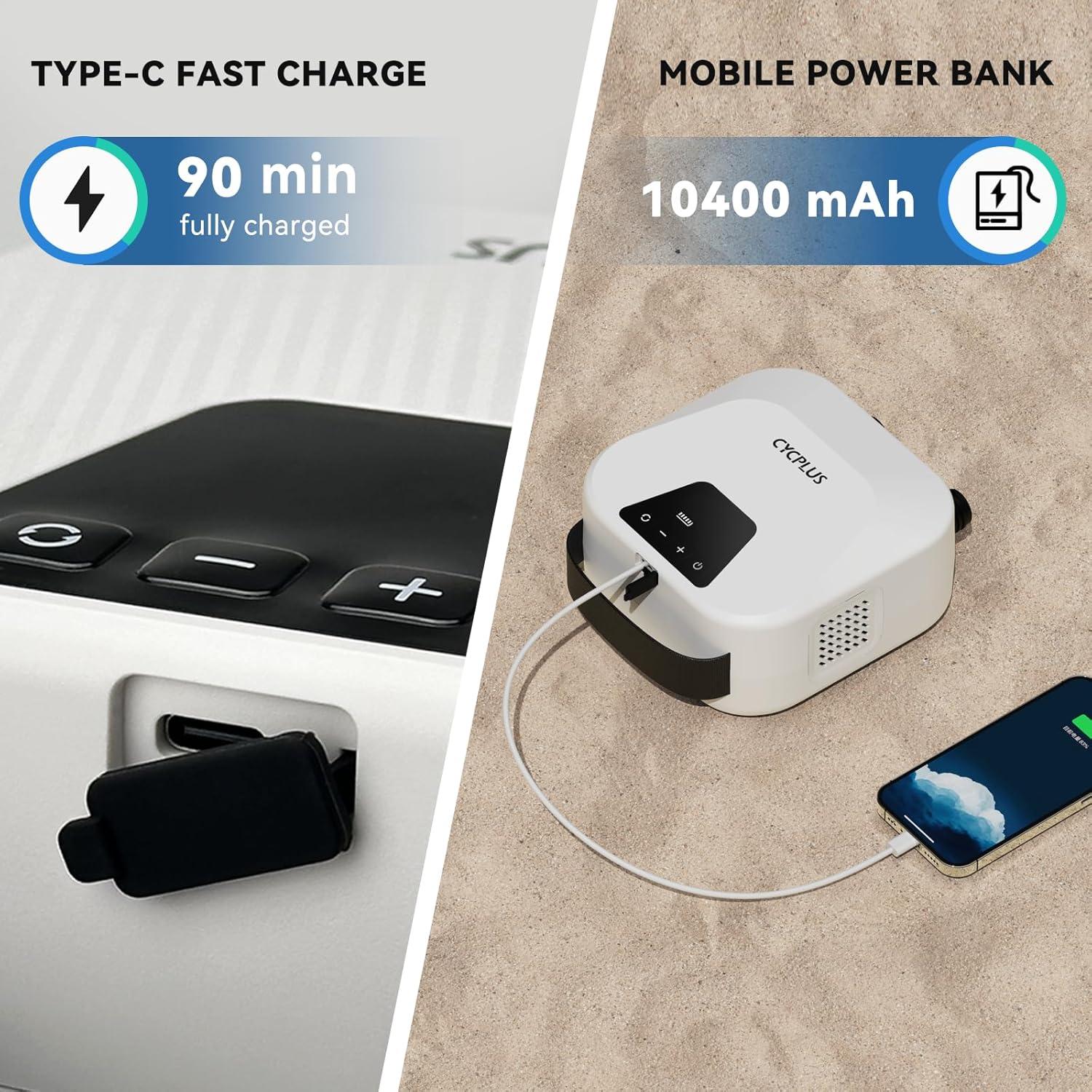 Bomba de Aire Inteligente CYCPLUS D14PRO 1.14 kg 20 PSI