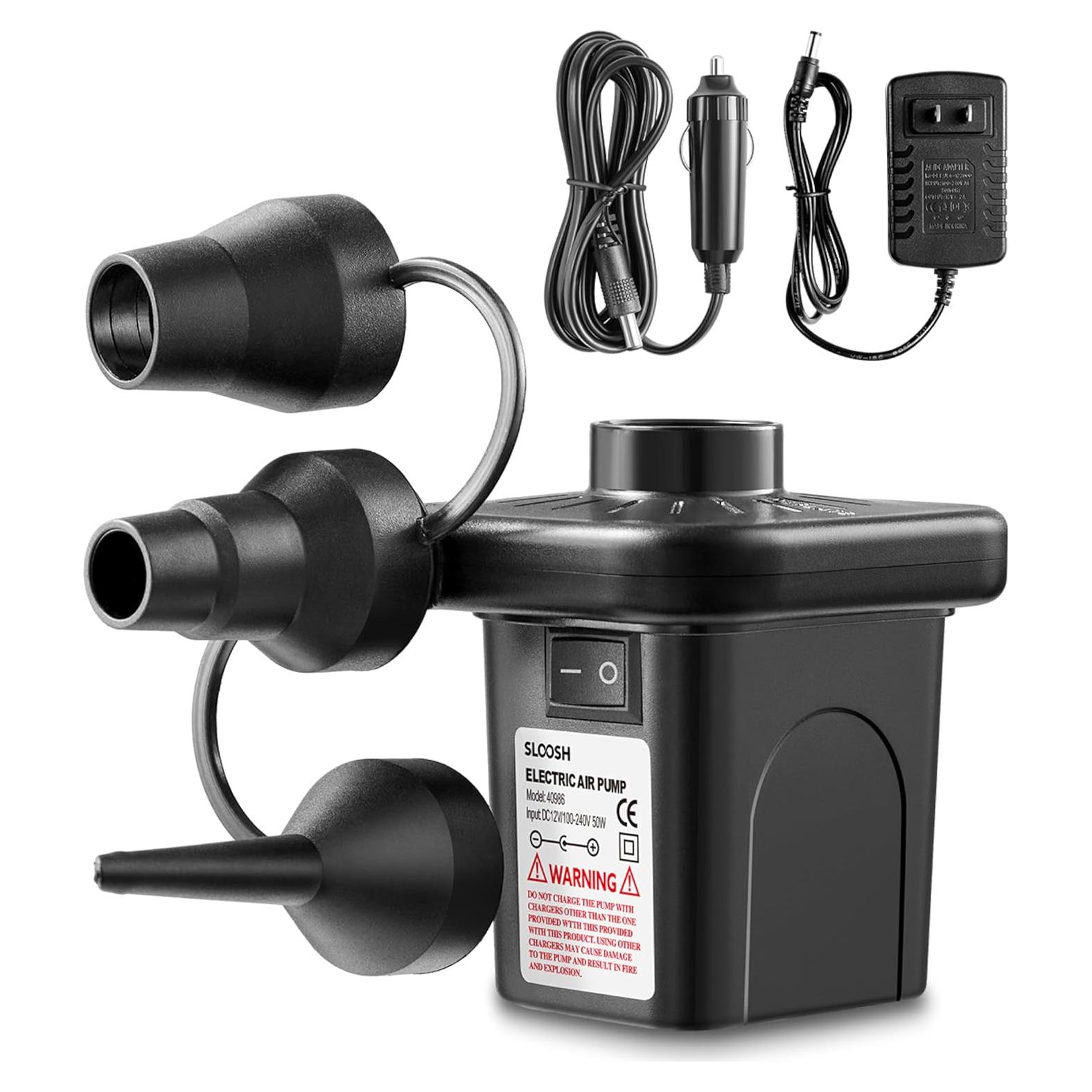 Bomba de Aire Eléctrica Sloosh 280 LPM para Inflables