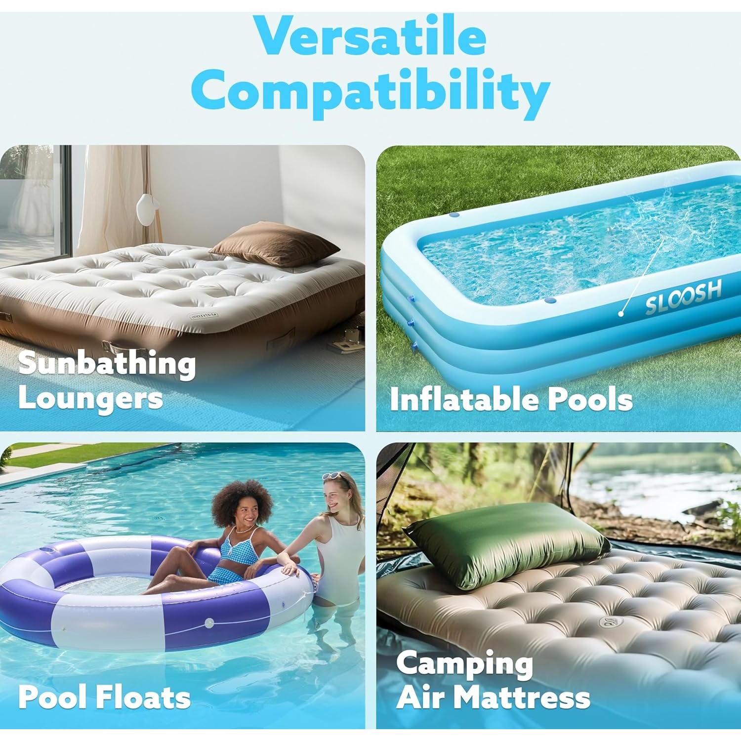 Bomba de Aire Eléctrica Sloosh 280 LPM para Inflables