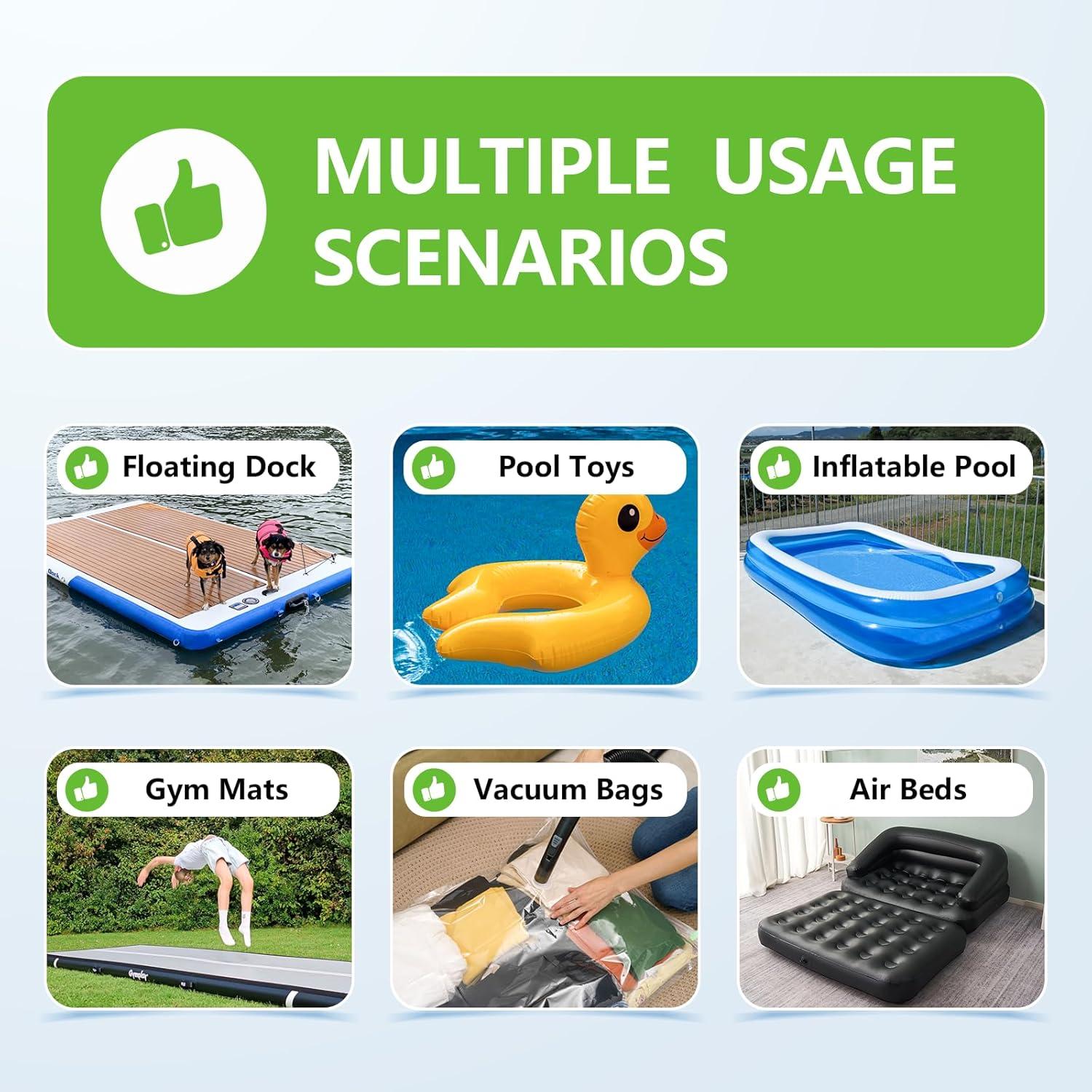 Bomba de Aire Eléctrica iLink-outer 600W Inflación Rápida