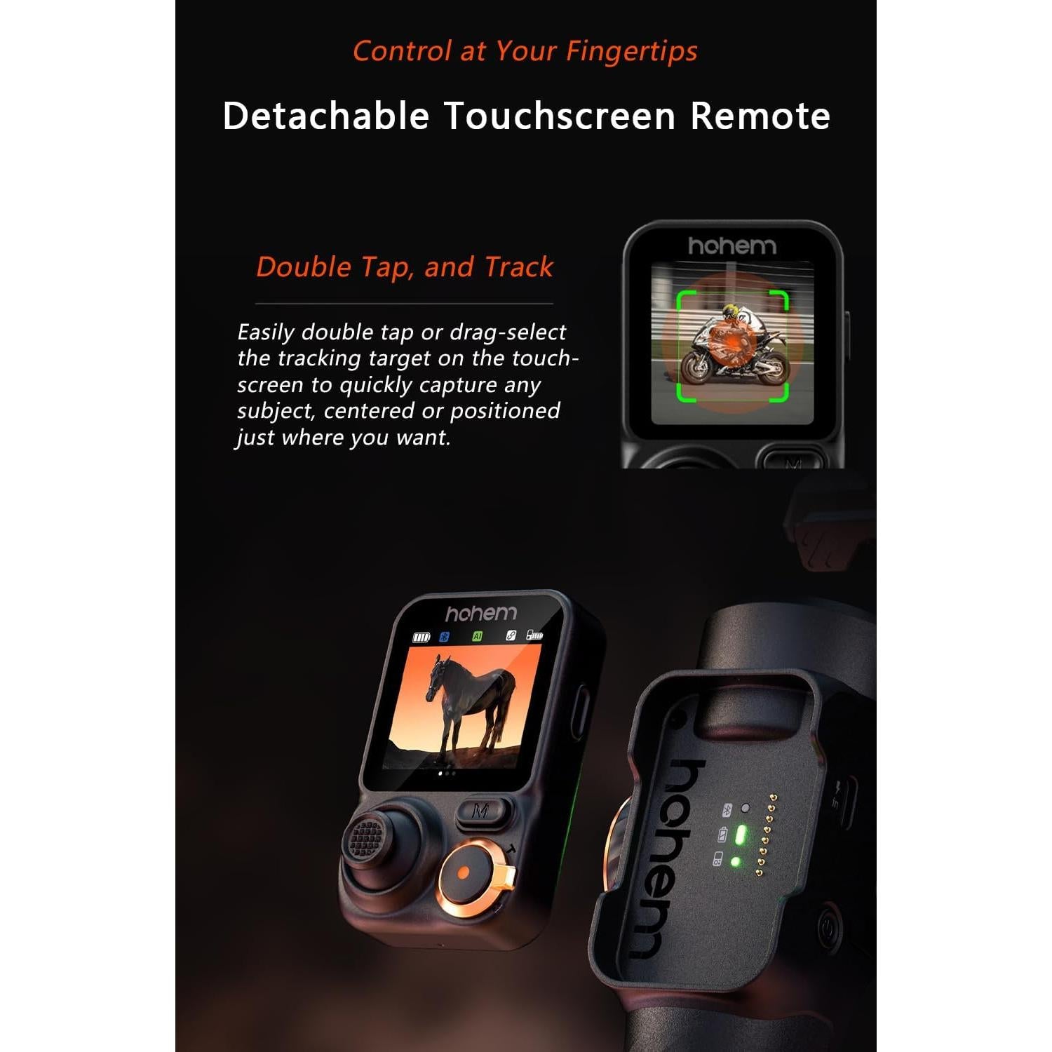 Estabilizador Gimbal Hohem iSteady M7 para Smartphone 500g