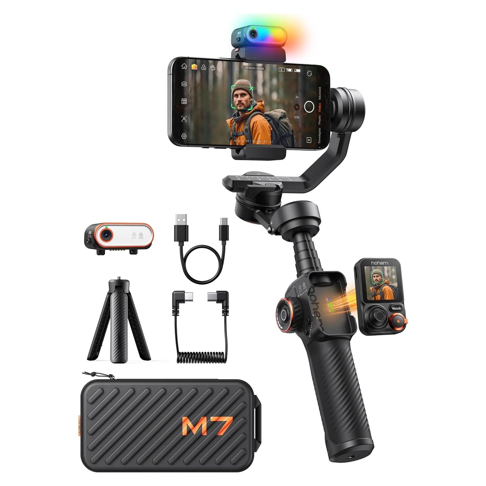 Estabilizador Gimbal Hohem iSteady M7 para Smartphone 3 Ejes
