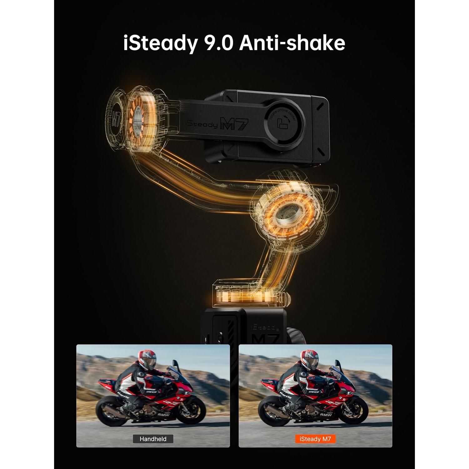 Estabilizador Gimbal Hohem iSteady M7 para Smartphone 3 Ejes