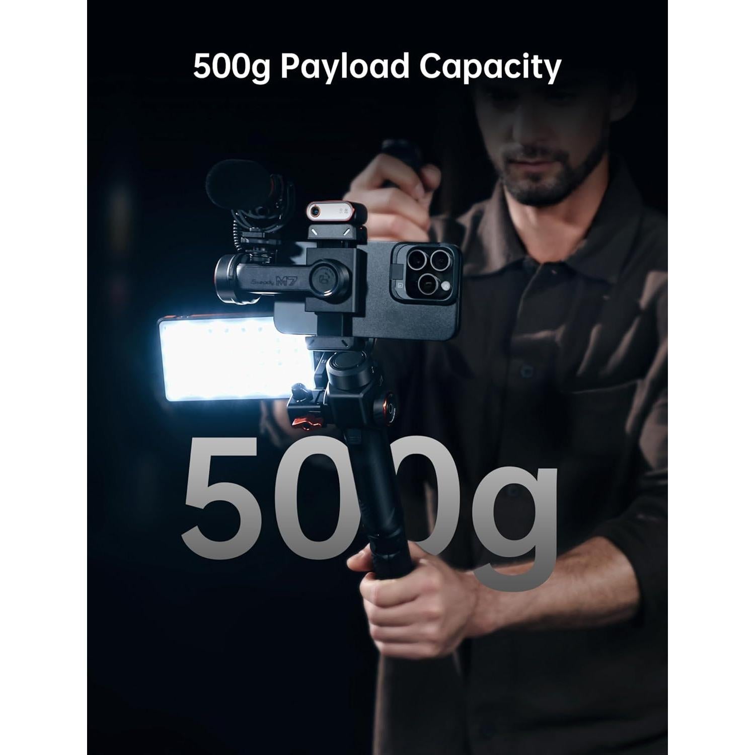 Estabilizador Gimbal Hohem iSteady M7 para Smartphone 3 Ejes