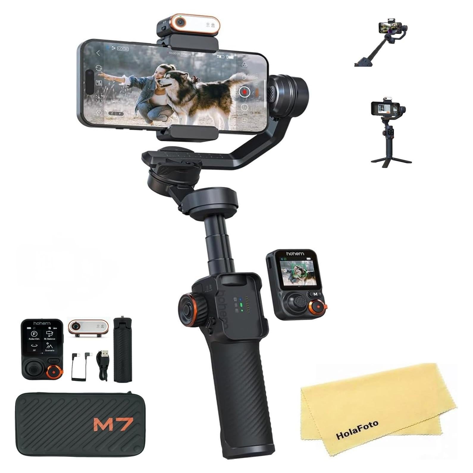 Estabilizador de Cardán Hohem iSteady M7 para Smartphone 3 Ejes