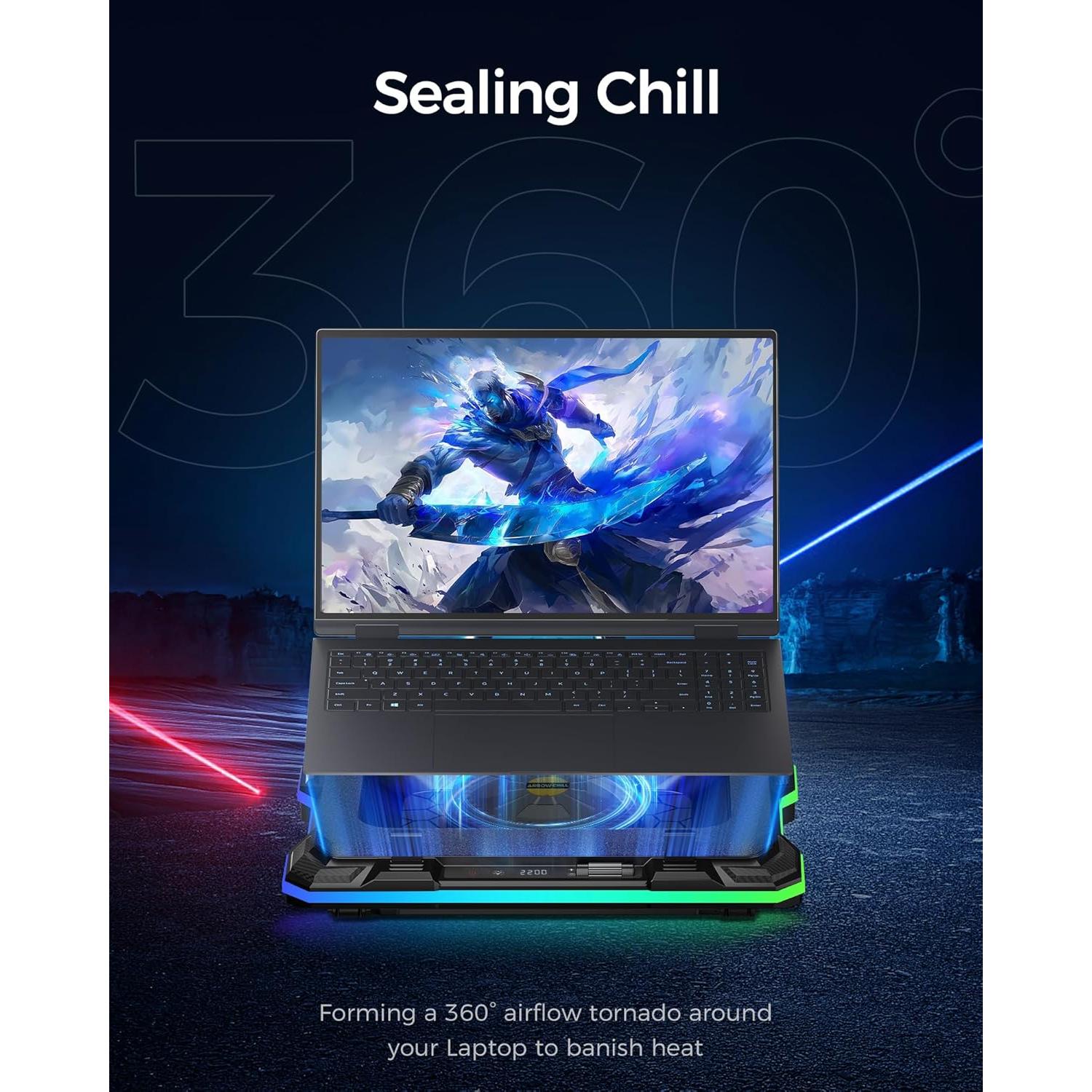 Almohadilla de Enfriamiento KeiBn K1 para Laptop 15.6-19.3"