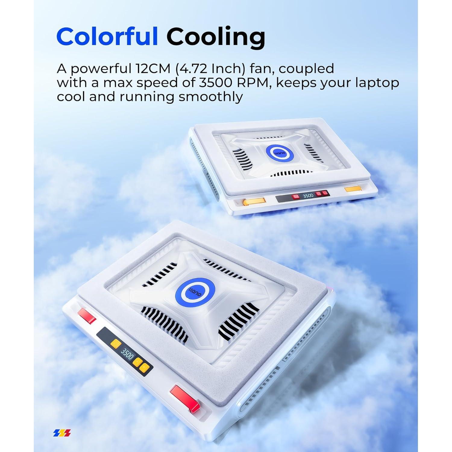 Pad de Enfriamiento Llano V10 para Laptop 13-17.3" Turbo