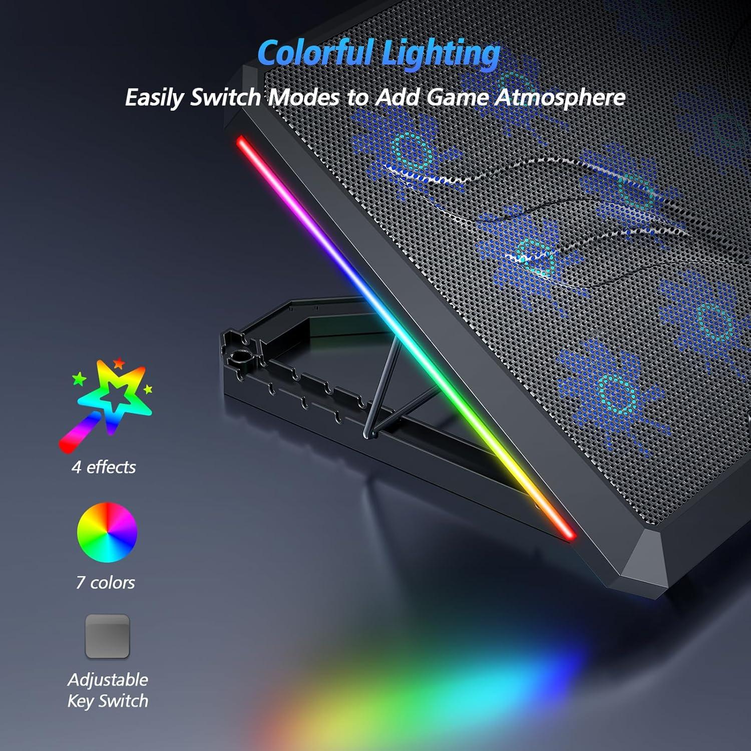 Base de Enfriamiento para Laptop Trullypine con 12 Ventiladores