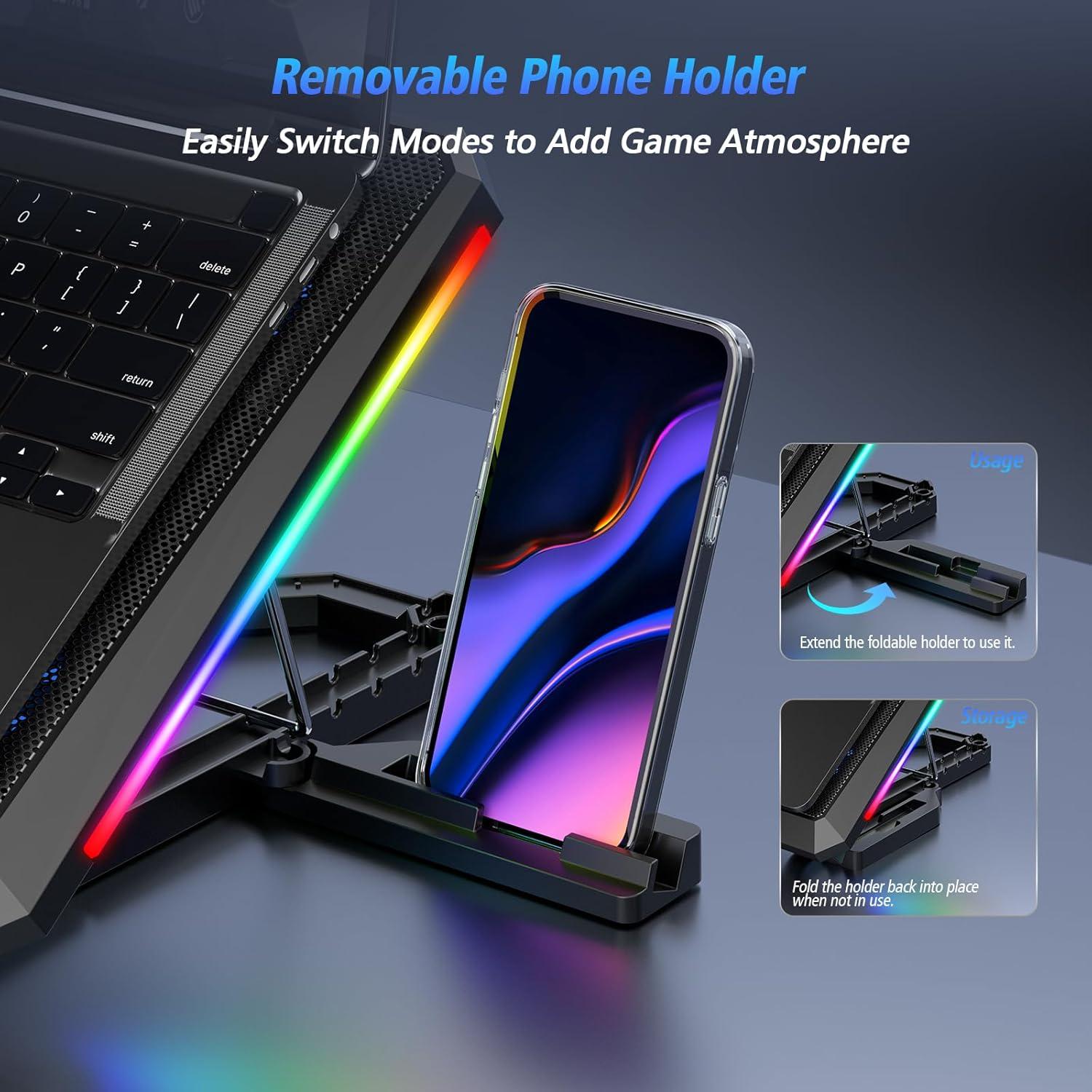 Base de Enfriamiento para Laptop Trullypine con 12 Ventiladores