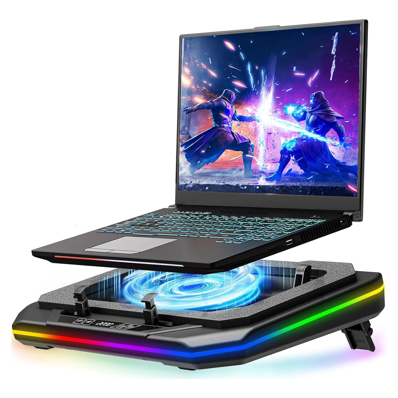 Base de Enfriamiento para Laptop MONTURA 13-19" RGB 3500RPM