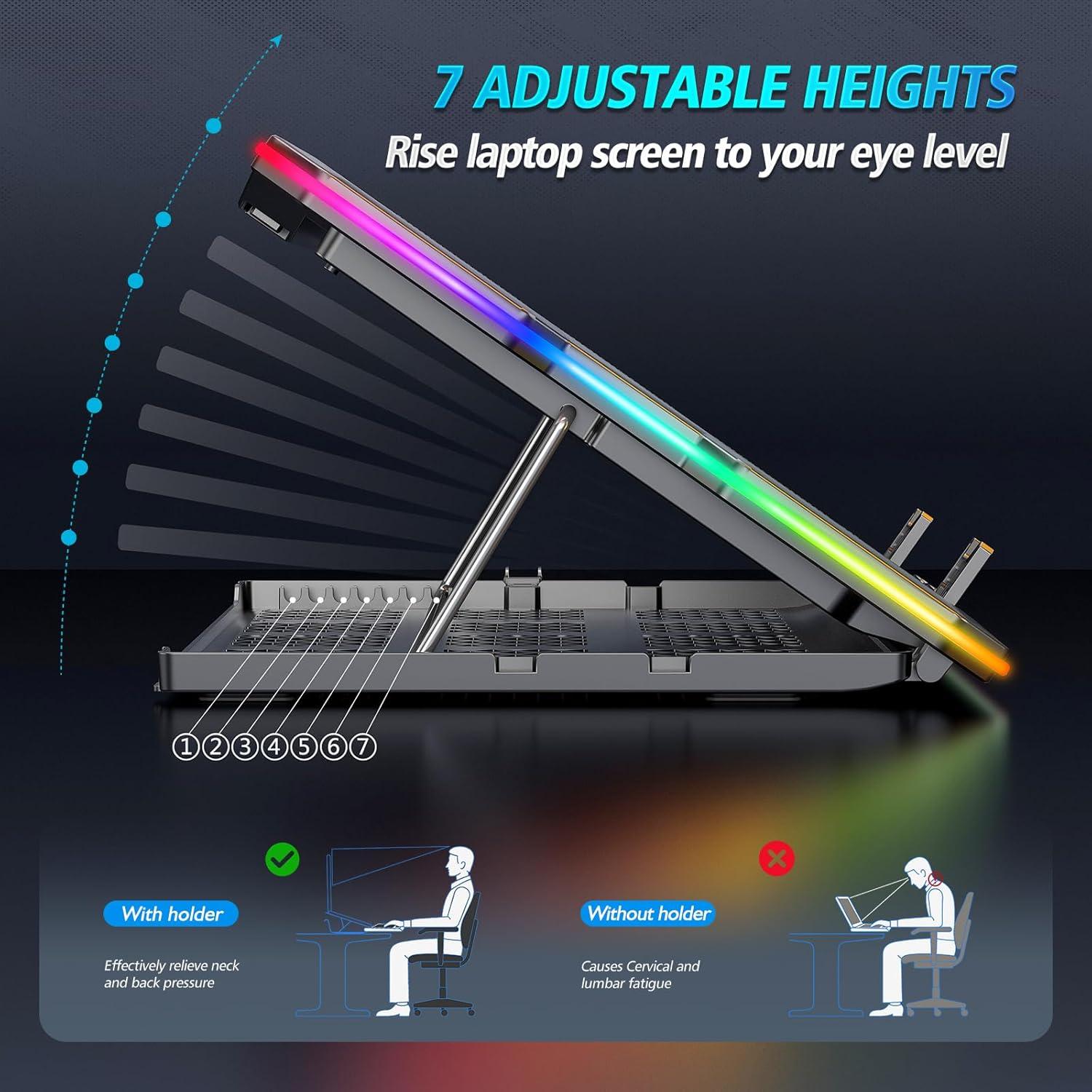 Base de Enfriamiento para Laptop AIMIUZI F15 15 Ventiladores