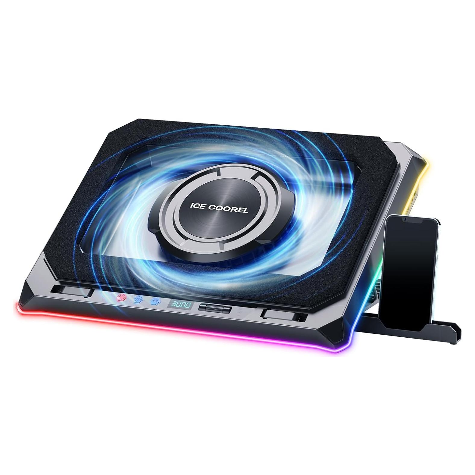 Pad de Enfriamiento para Juegos ICE COOREL 15-21" RGB