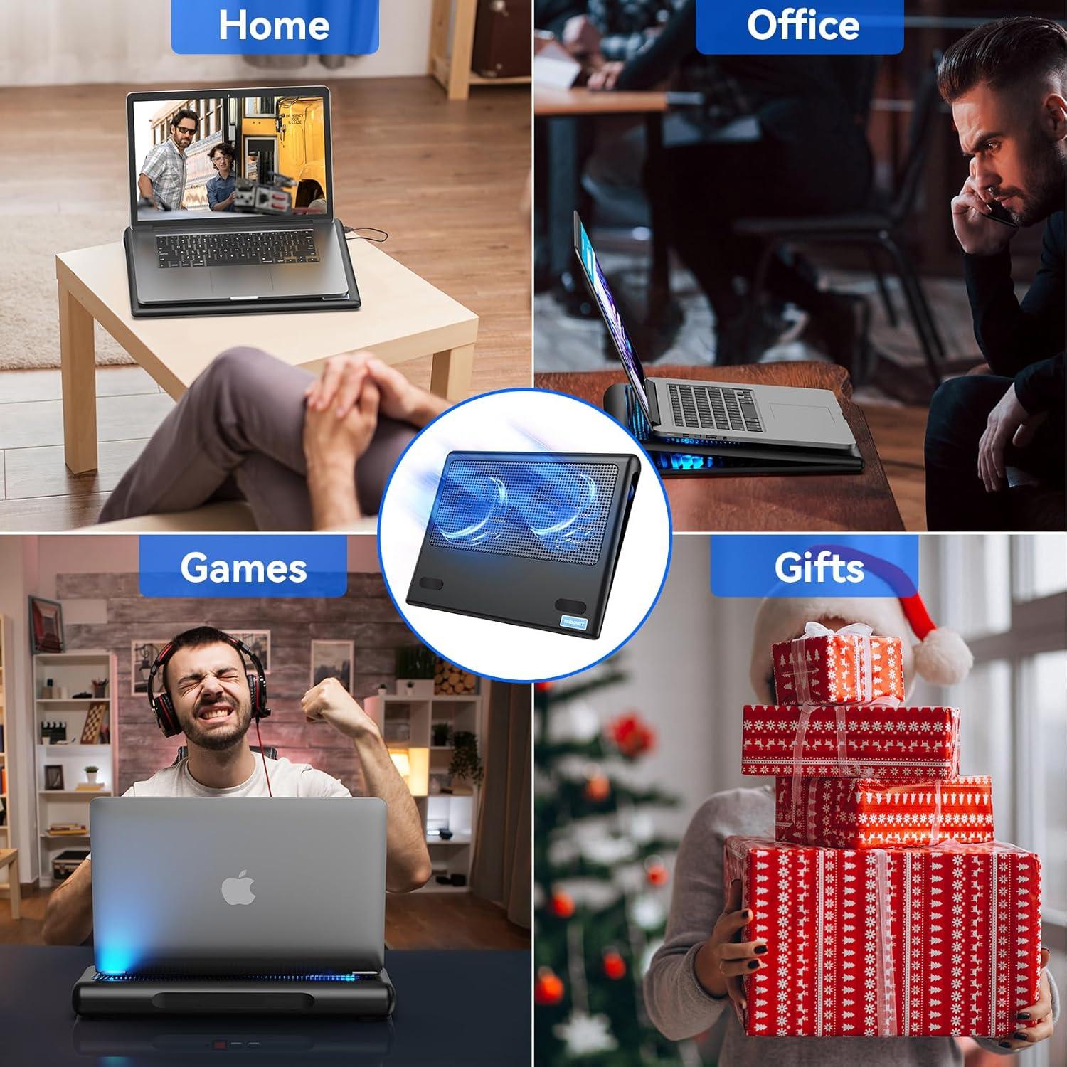 Base de Enfriamiento TECKNET para Laptop 12-16" Azul