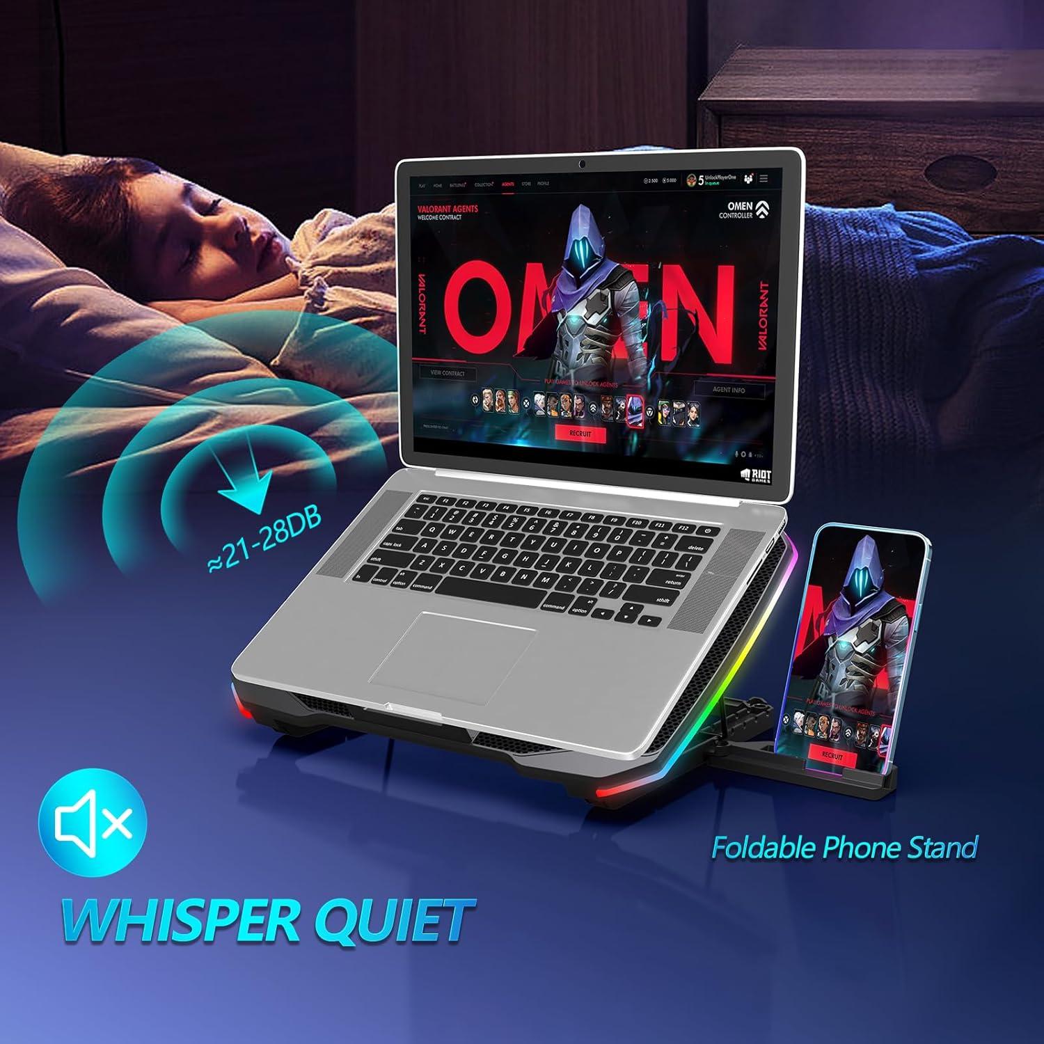 Base de Enfriamiento para Laptop AIMIUZI F9-7 9 Ventiladores