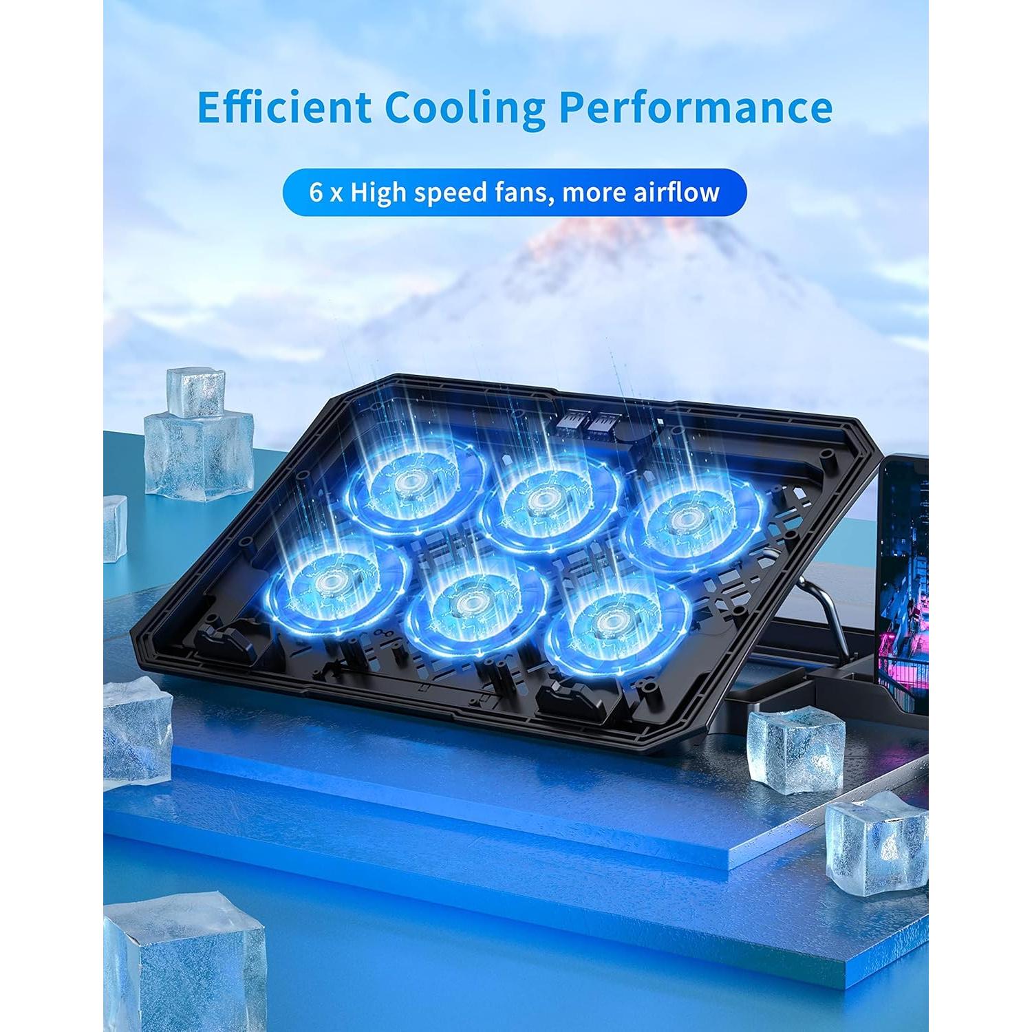 Base de Enfriamiento AICHESON para Laptop 12-15.6" Azul