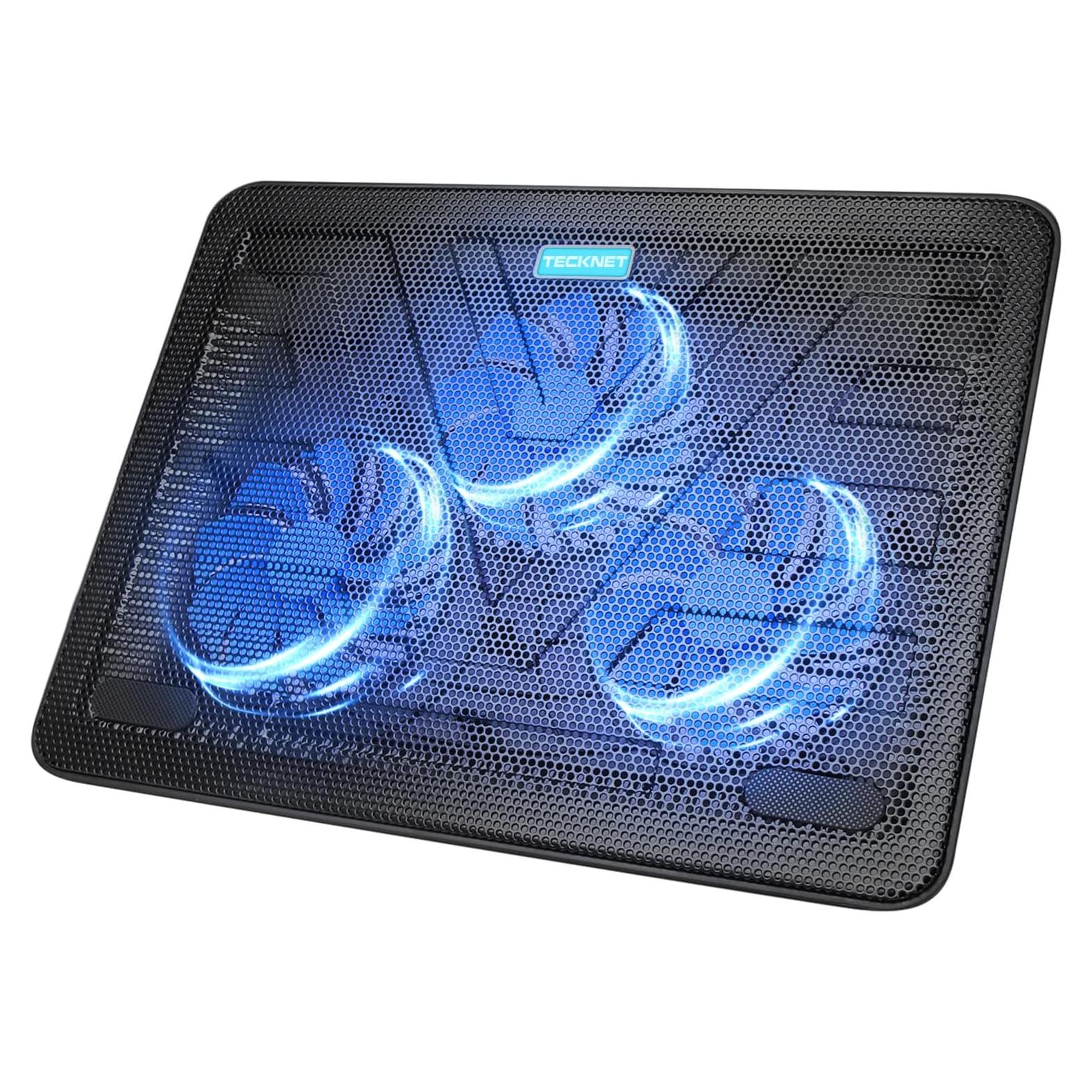 Soporte de Enfriamiento TECKNET para Laptop 12-17" USB Negro
