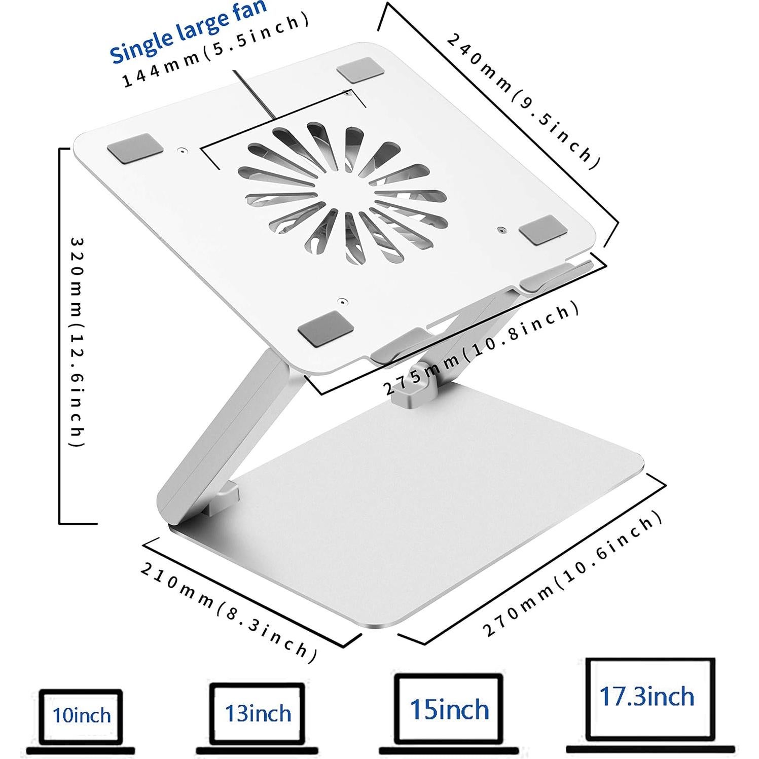 Base de Enfriamiento para Laptop Soundance LS2 17" Ergonómica