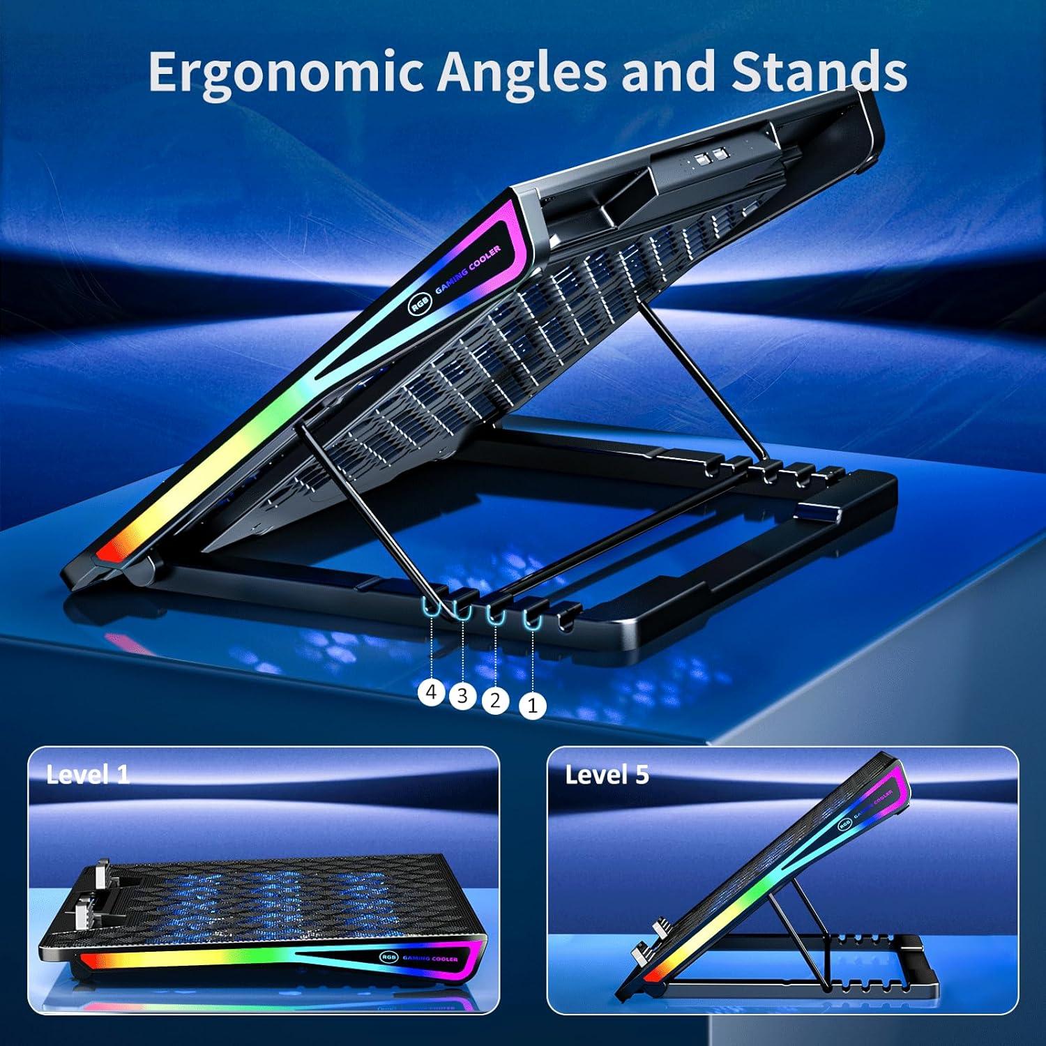 Base de Enfriamiento AICHESON para Laptop Gaming 15 Ventiladores