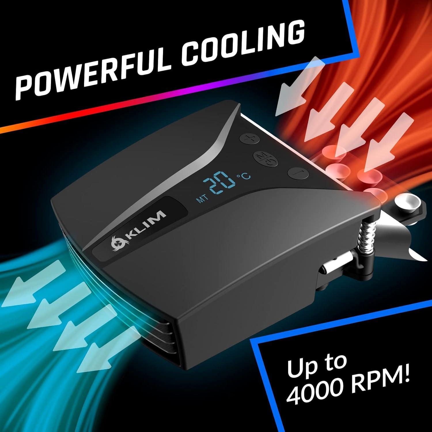 Enfriador de Laptop KLIM Tempest con Ventilador 4000 RPM