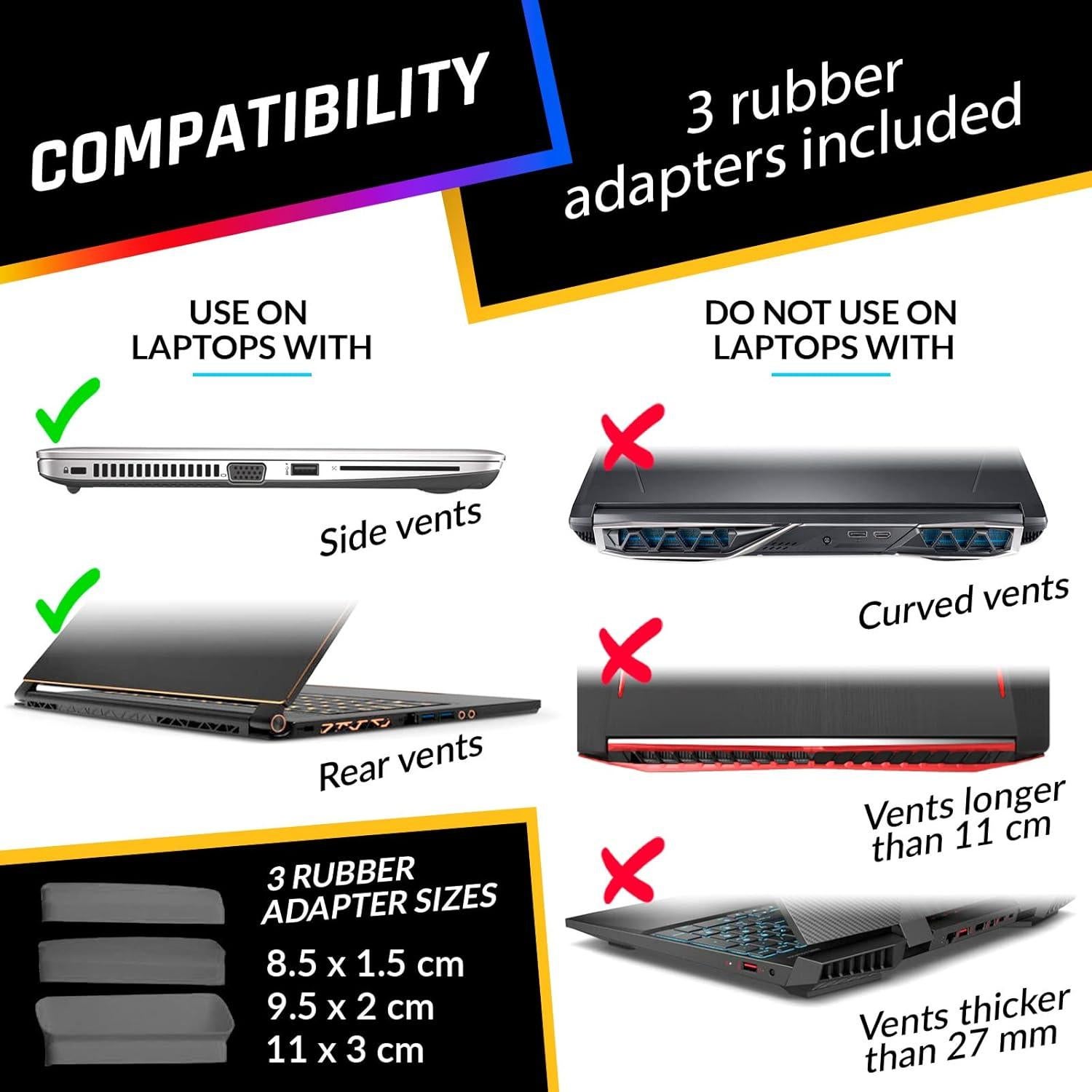Enfriador de Laptop KLIM Tempest con Ventilador 4000 RPM