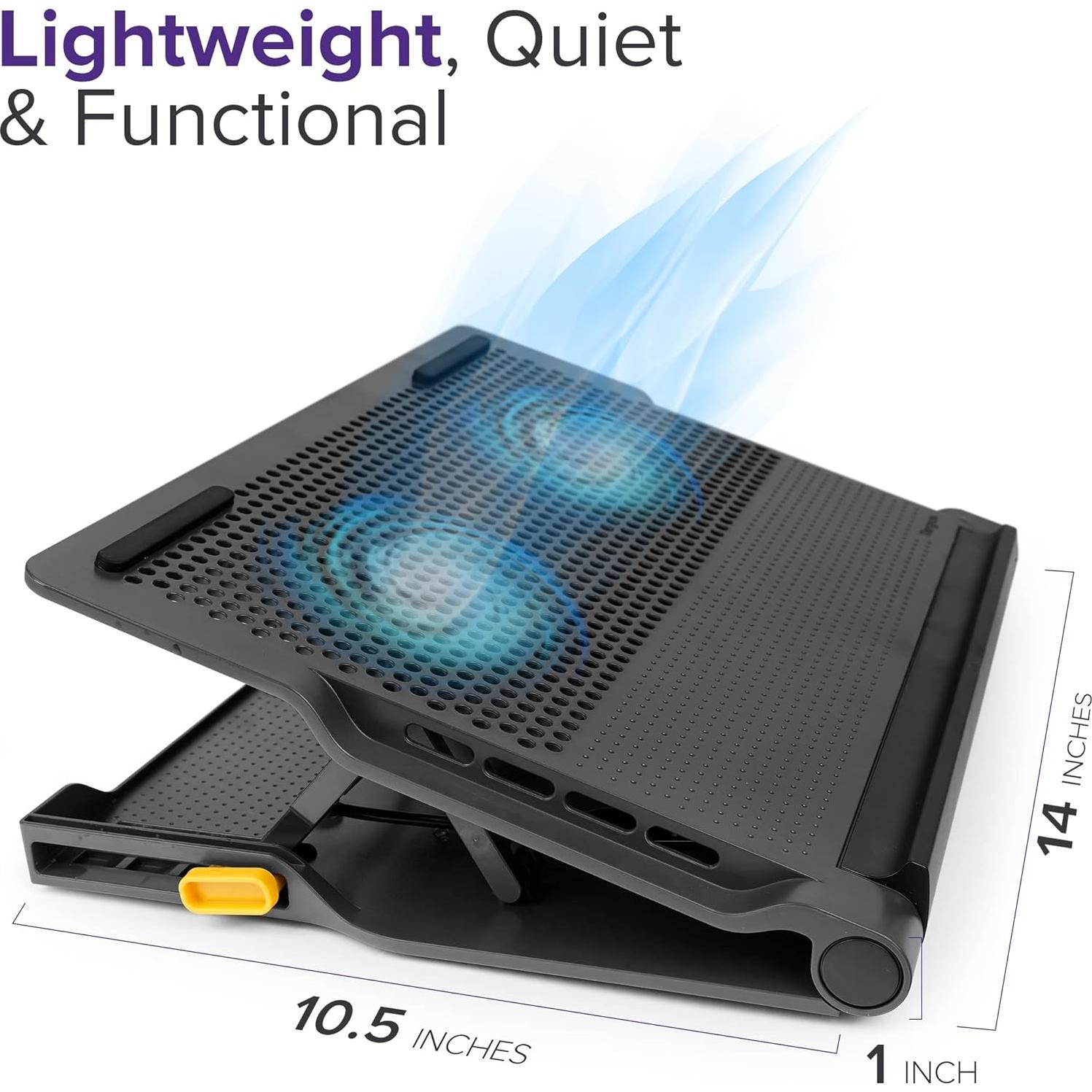 Base de Enfriamiento Targus 17" con Hub USB 4 Puertos