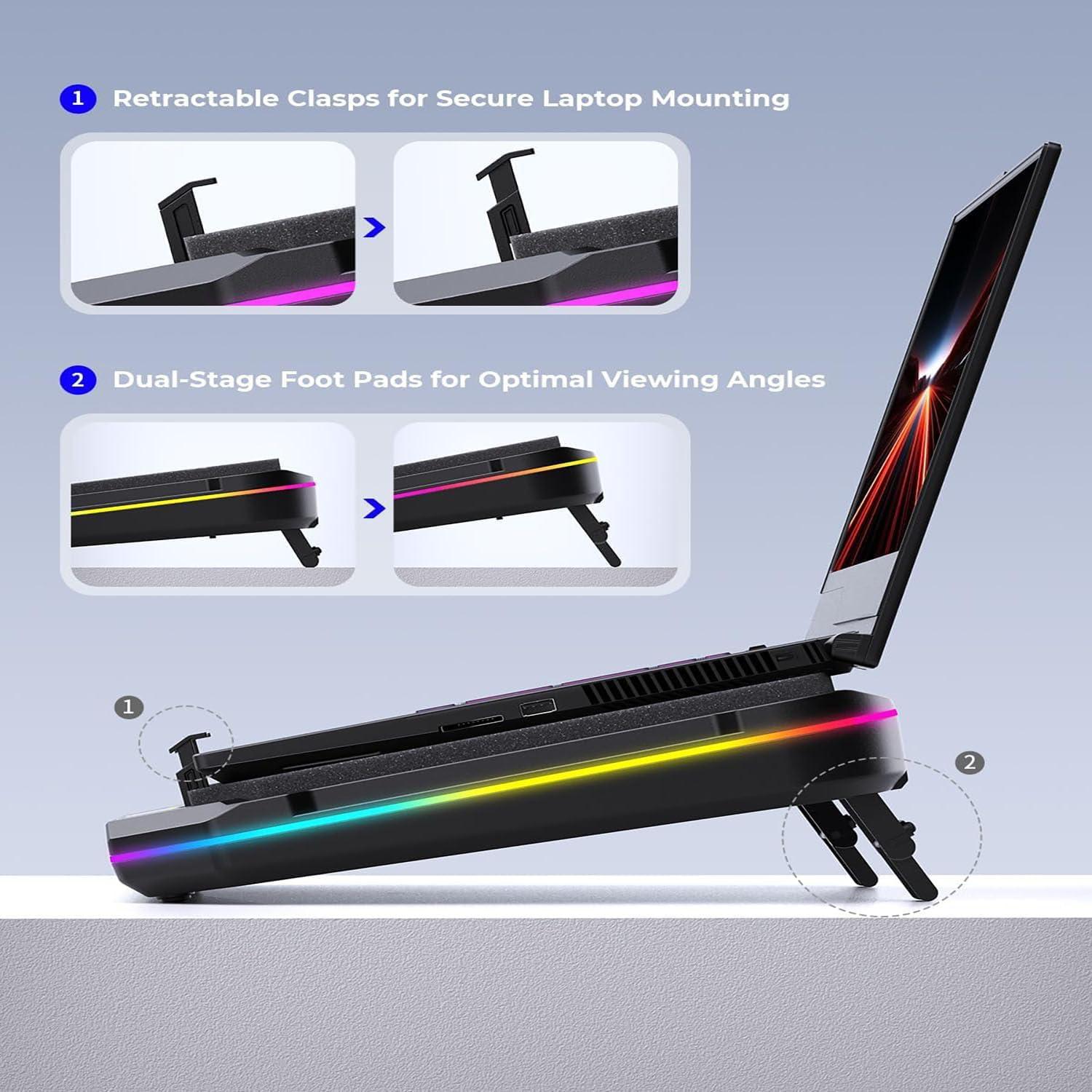 Base de Enfriamiento PHAPPY para Laptop Gaming 12-18"