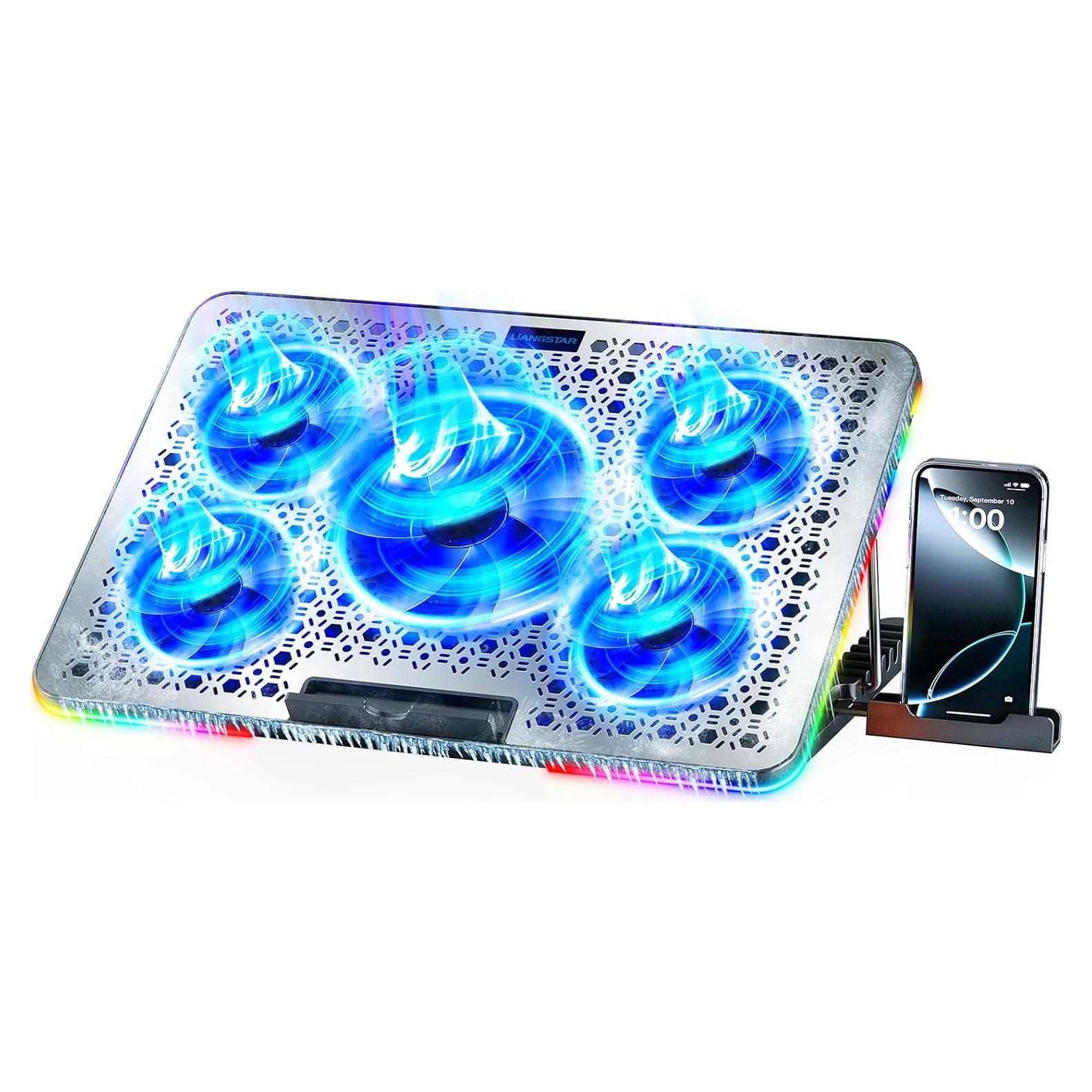 Base de Enfriamiento para Laptop LiANGSTAR 12-17.3" RGB
