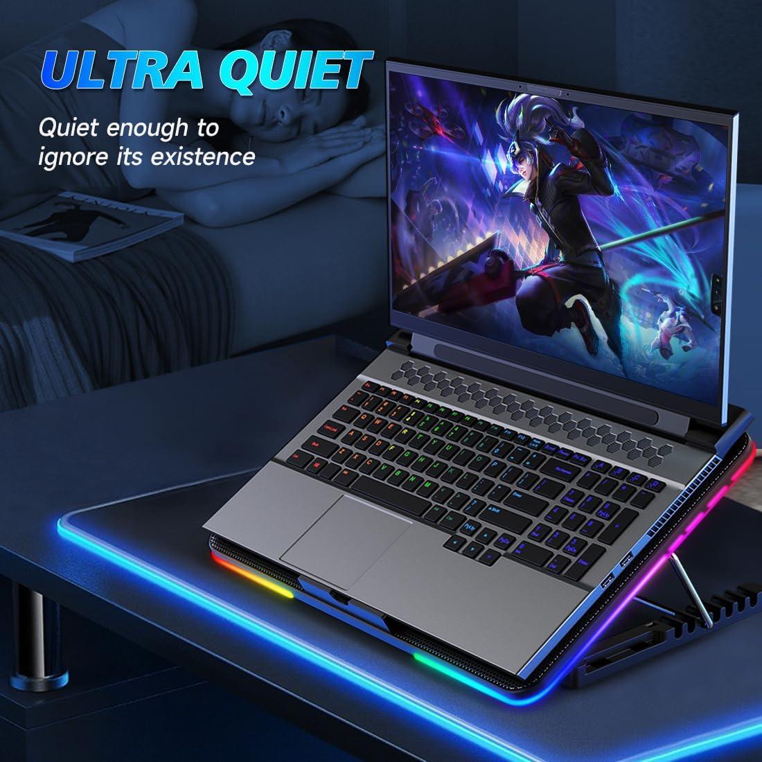 Base de Enfriamiento para Laptop LiANGSTAR 12-17.3" RGB