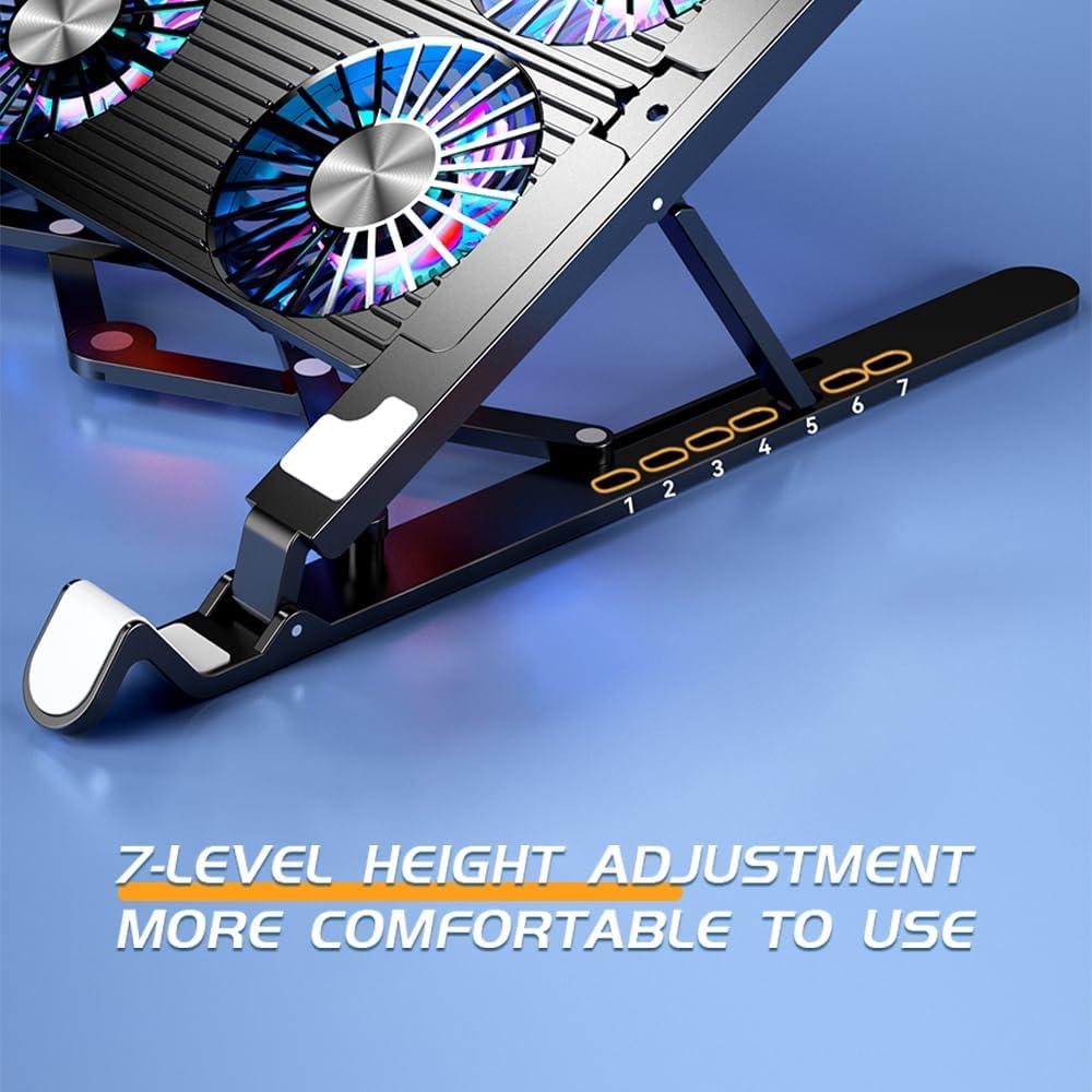 Base de Enfriamiento para Laptop BrilliantRay 11-17.3" 4 Ventiladores