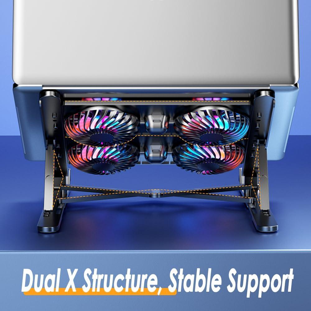 Base de Enfriamiento para Laptop BrilliantRay 11-17.3" 4 Ventiladores