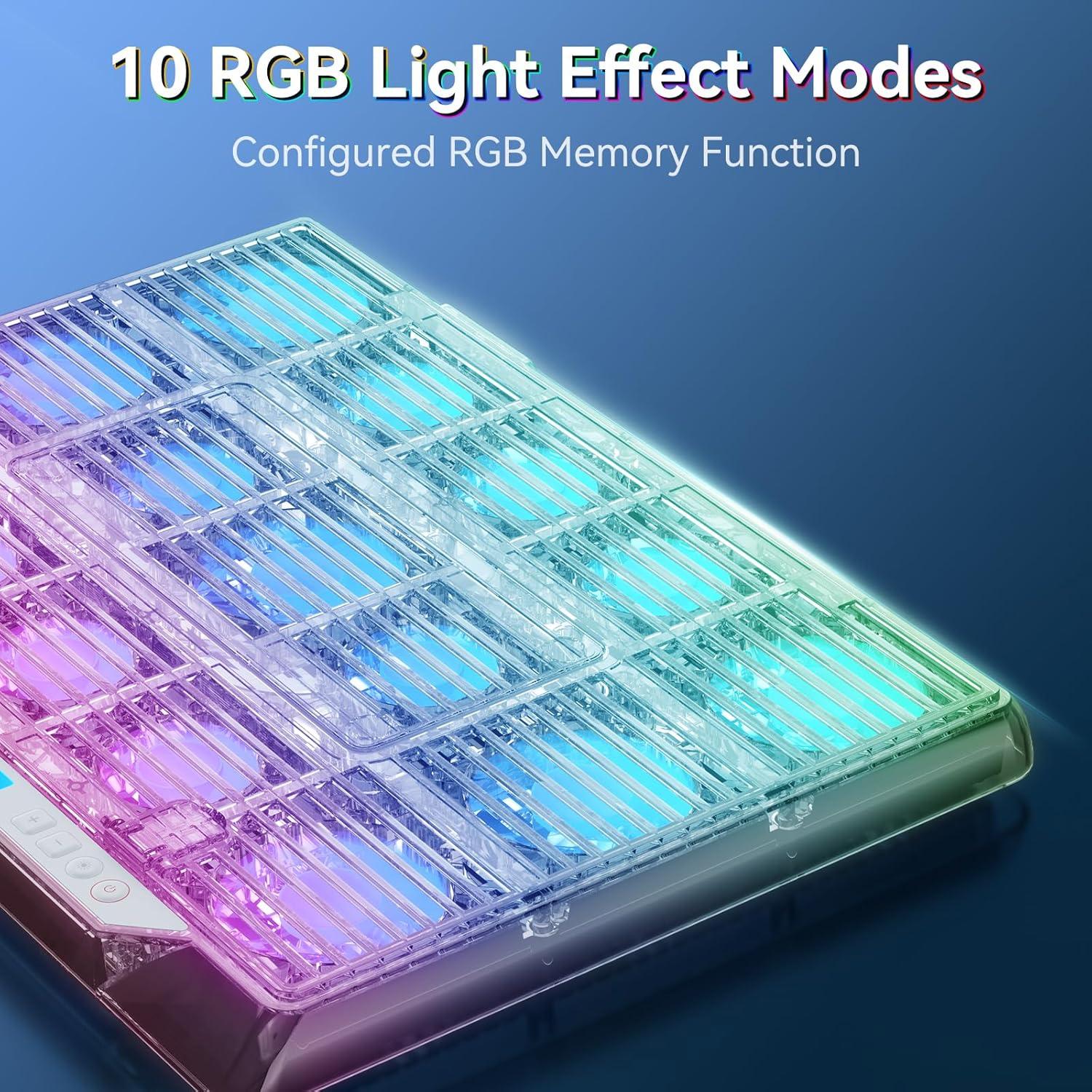 Base de Enfriamiento para Laptop Gaming ICE COOREL Q9 15 Ventiladores RGB