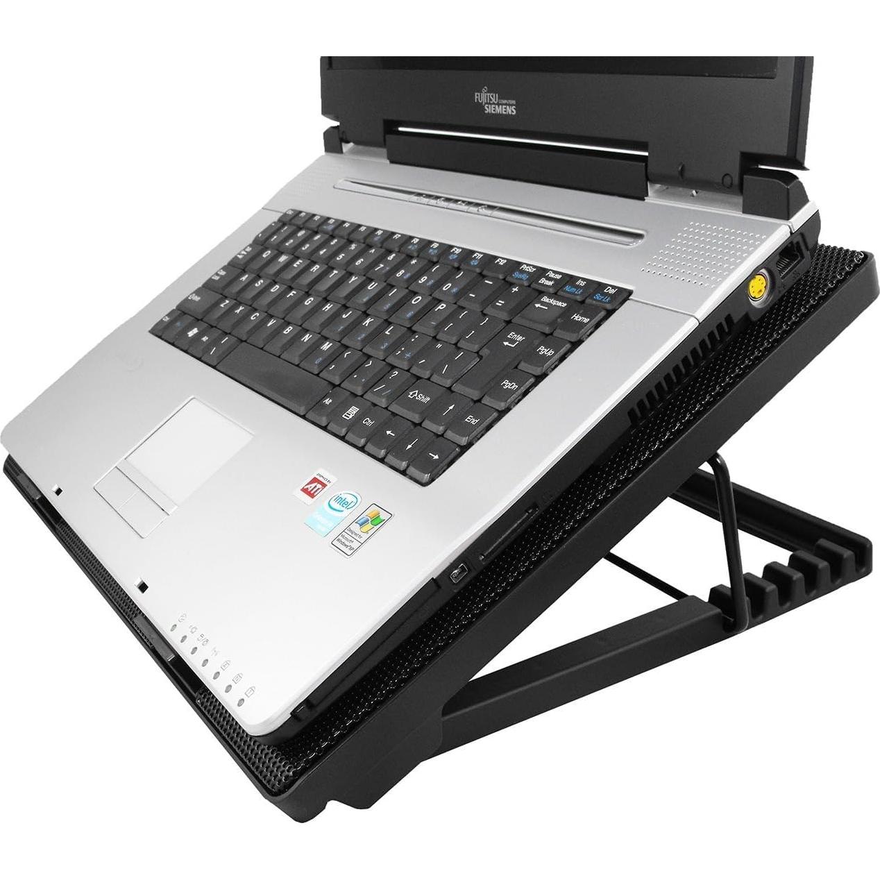 Almohadilla de Enfriamiento KEROLFFU 16" Aluminio USB Ajustable