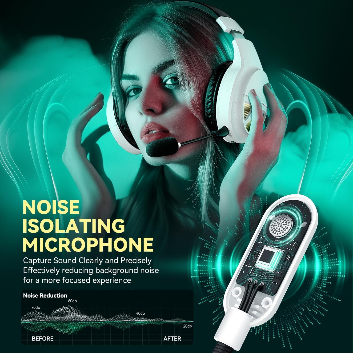 Auriculares Gaming Inalámbricos WiseWing SZ01 60H USB-C