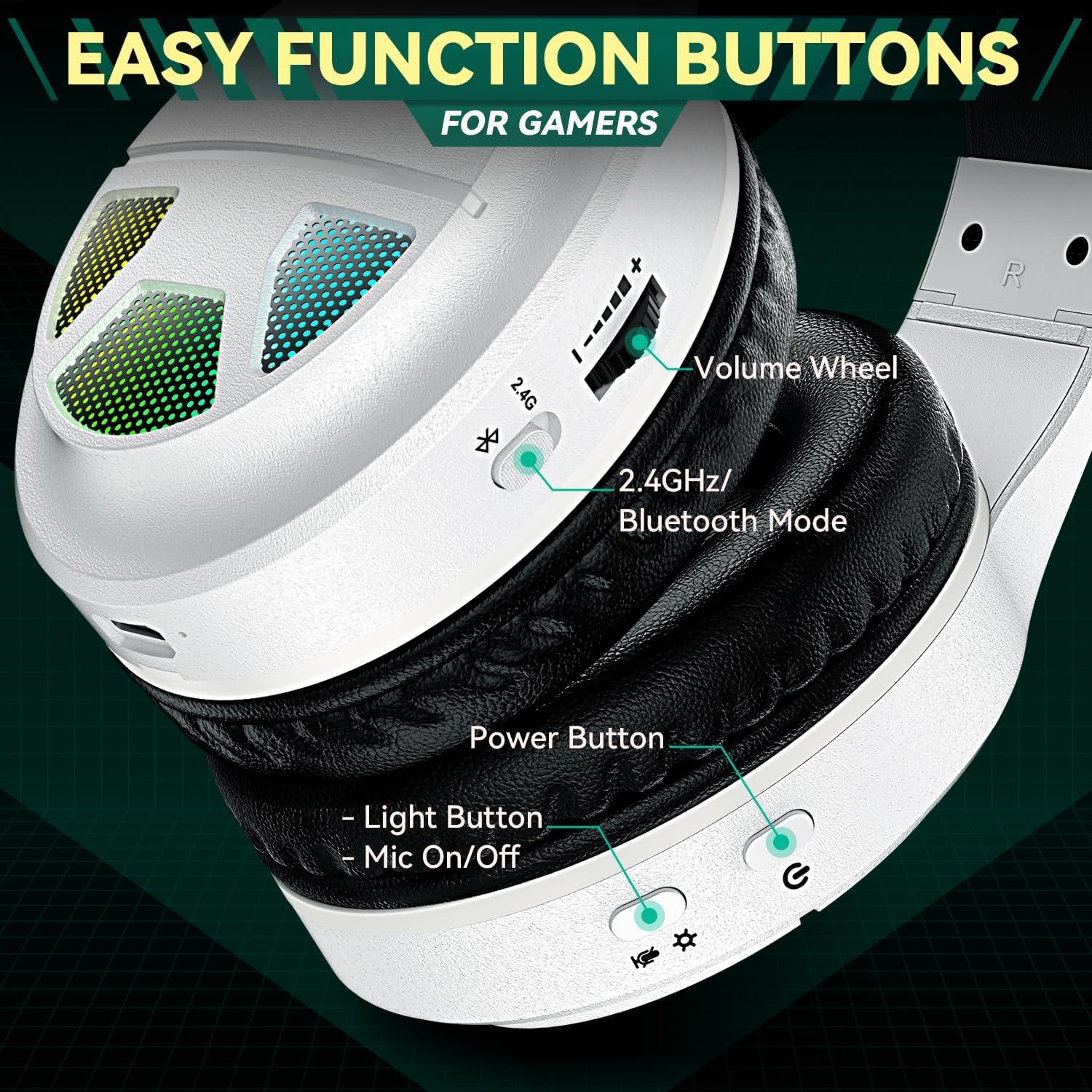 Auriculares Gaming Inalámbricos WiseWing SZ01 60H USB-C