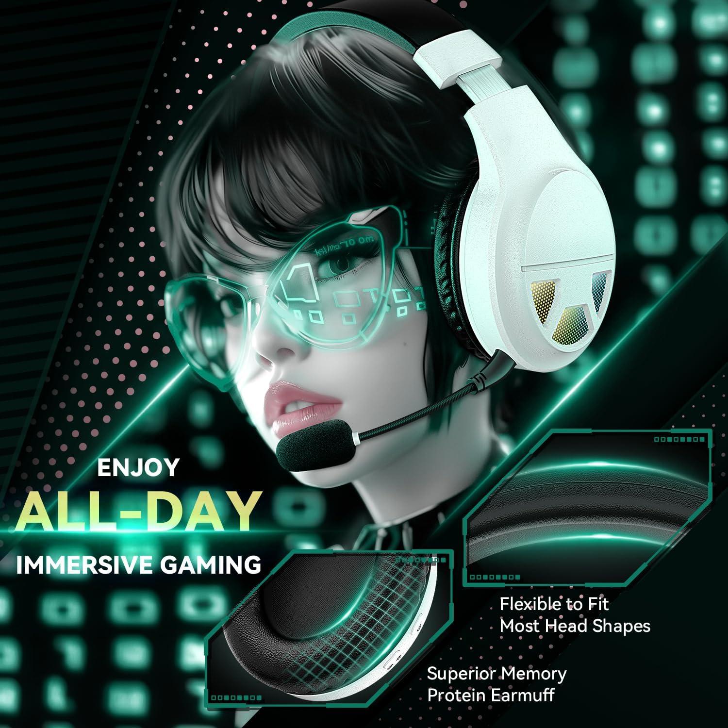 Auriculares Gaming Inalámbricos WiseWing SZ01 60H USB-C