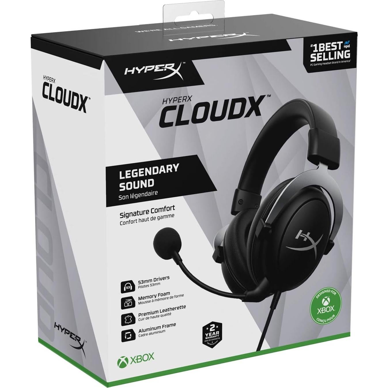 Auriculares HyperX CloudX para Xbox One y Series X|S