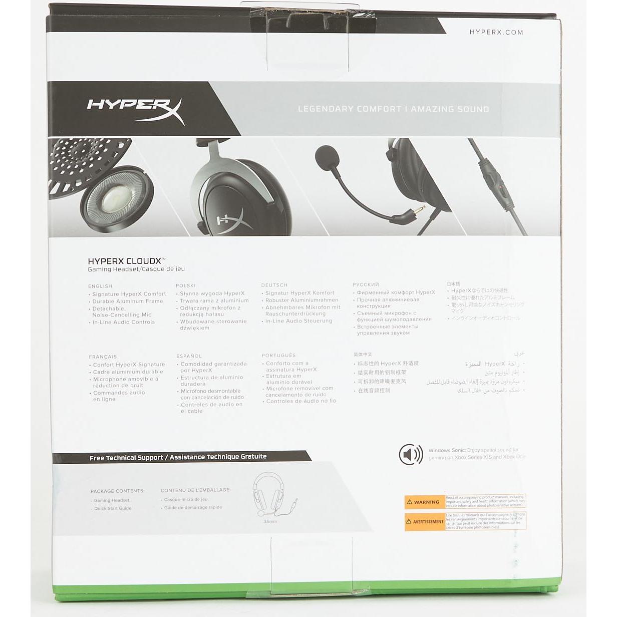 Auriculares HyperX CloudX para Xbox One y Series X|S