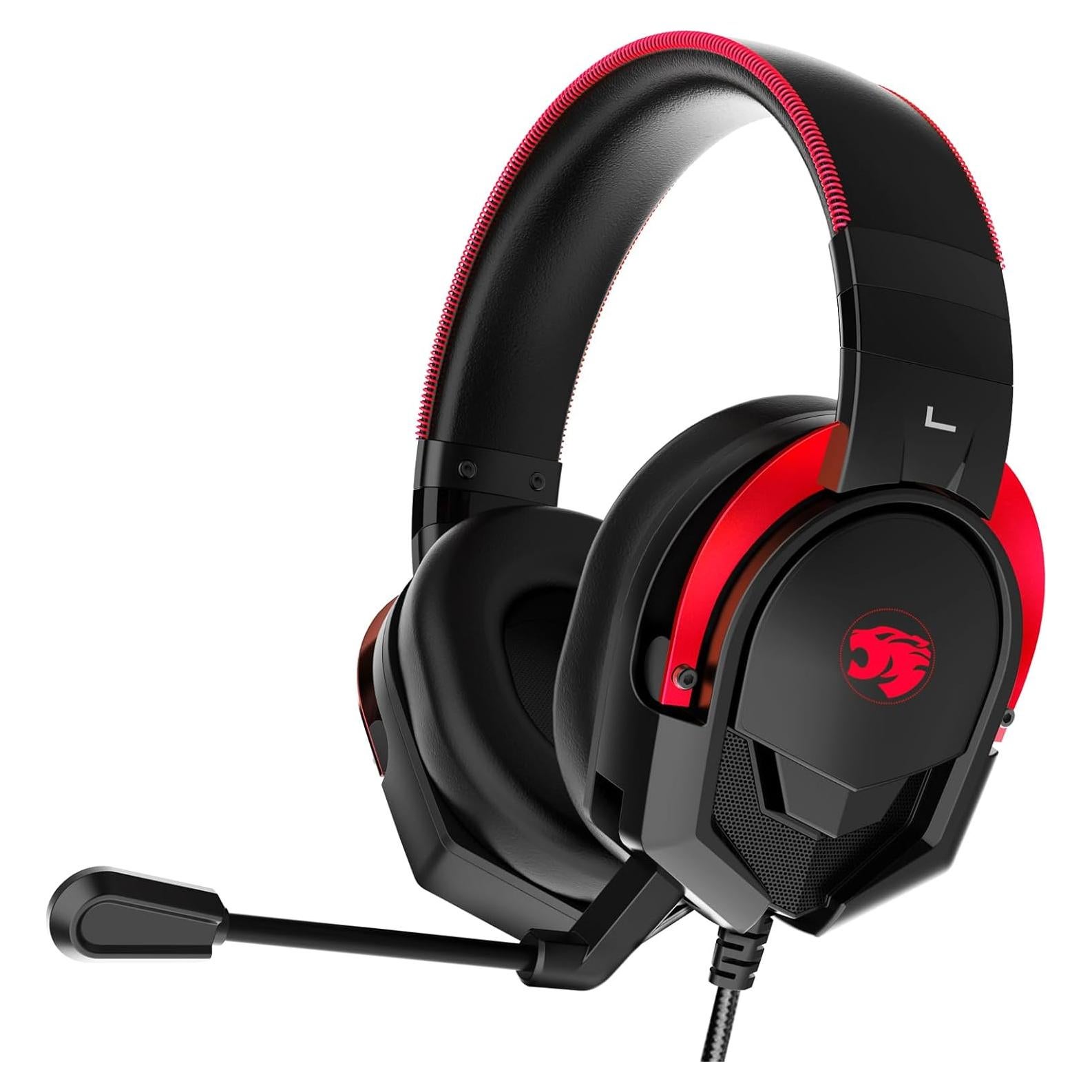 Auriculares Gaming IMYB A88 con Micrófono Rojo 50mm
