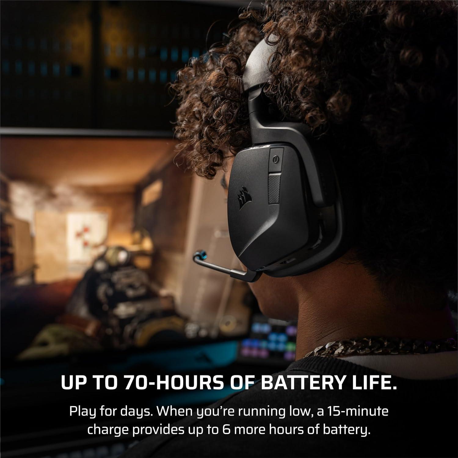 Auriculares Gaming Inalámbricos Corsair VOID V2 - 70 Hr Batería