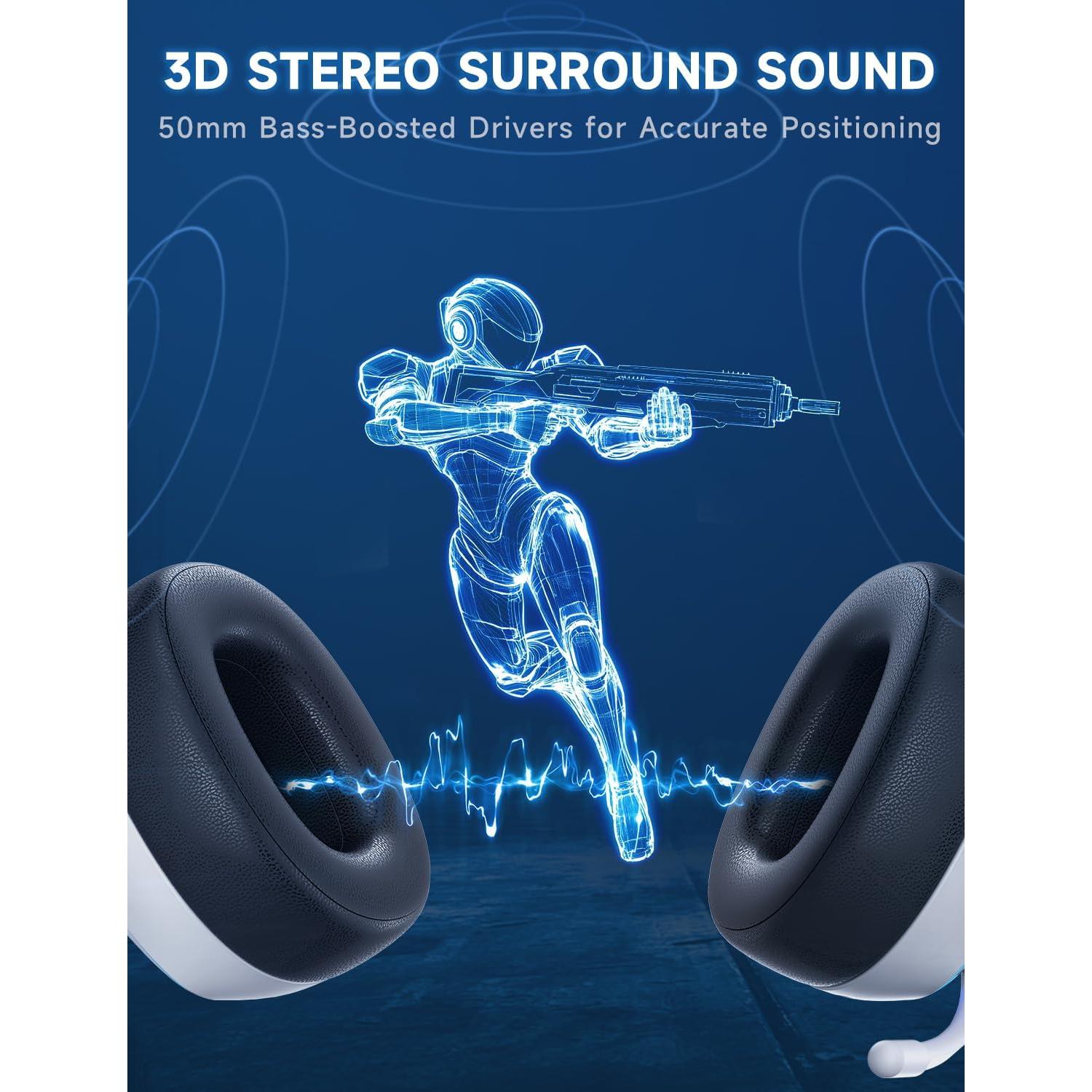 Auriculares Gaming Inalámbricos Gvyugke Capitán 780 70H