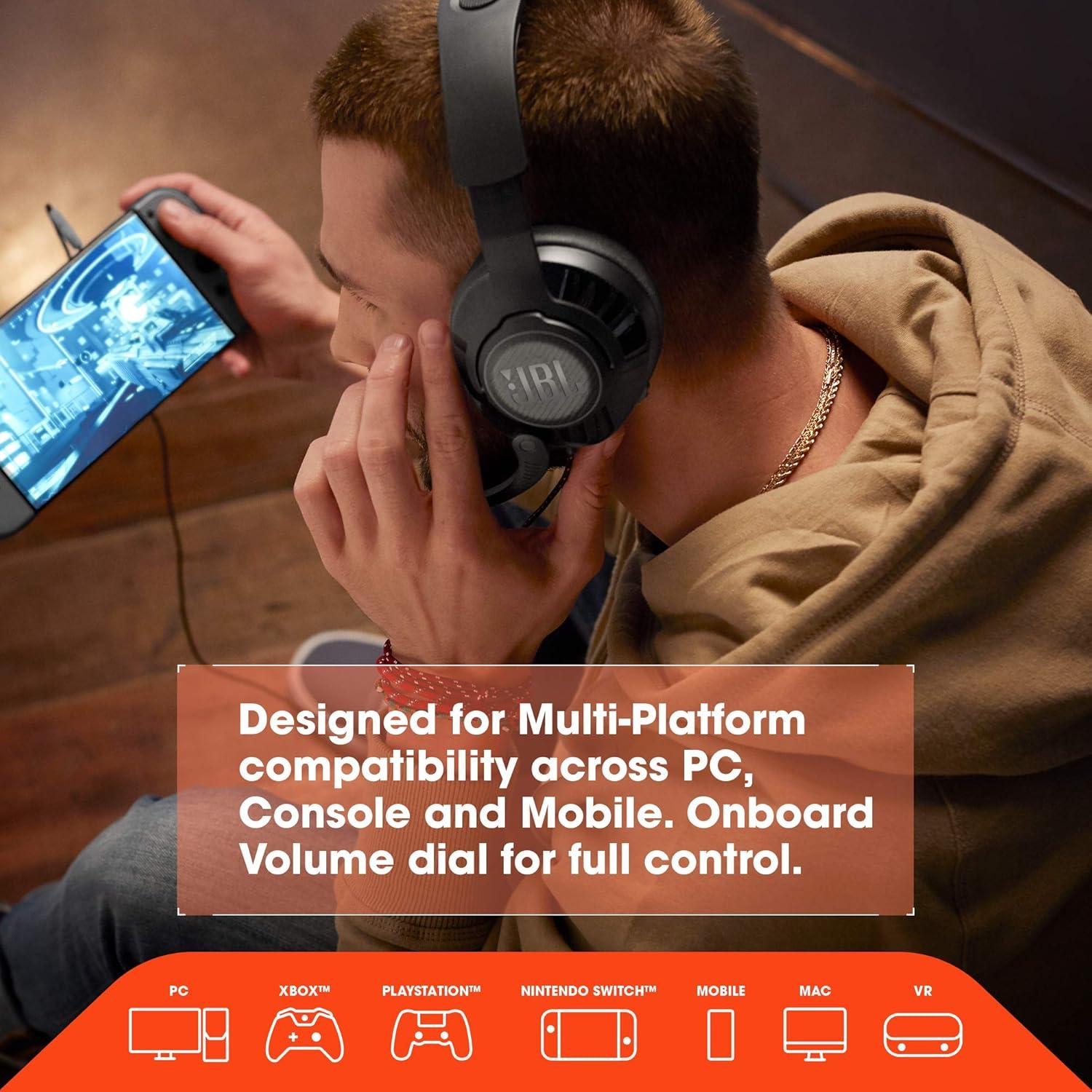 Auriculares de Juego JBL Quantum 200 con Micrófono Direccional