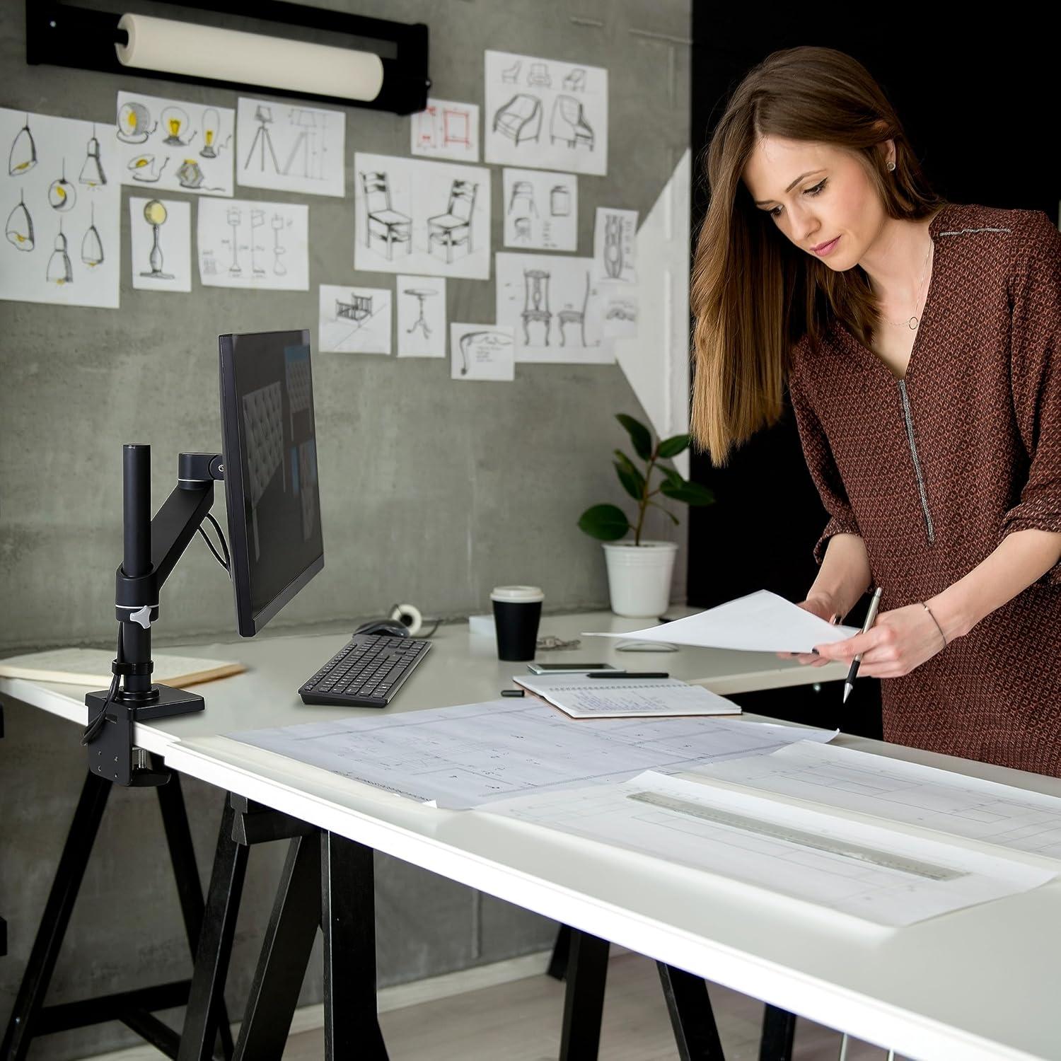 Soporte de Monitor Ergotron NX VESA 34" Negro Mate