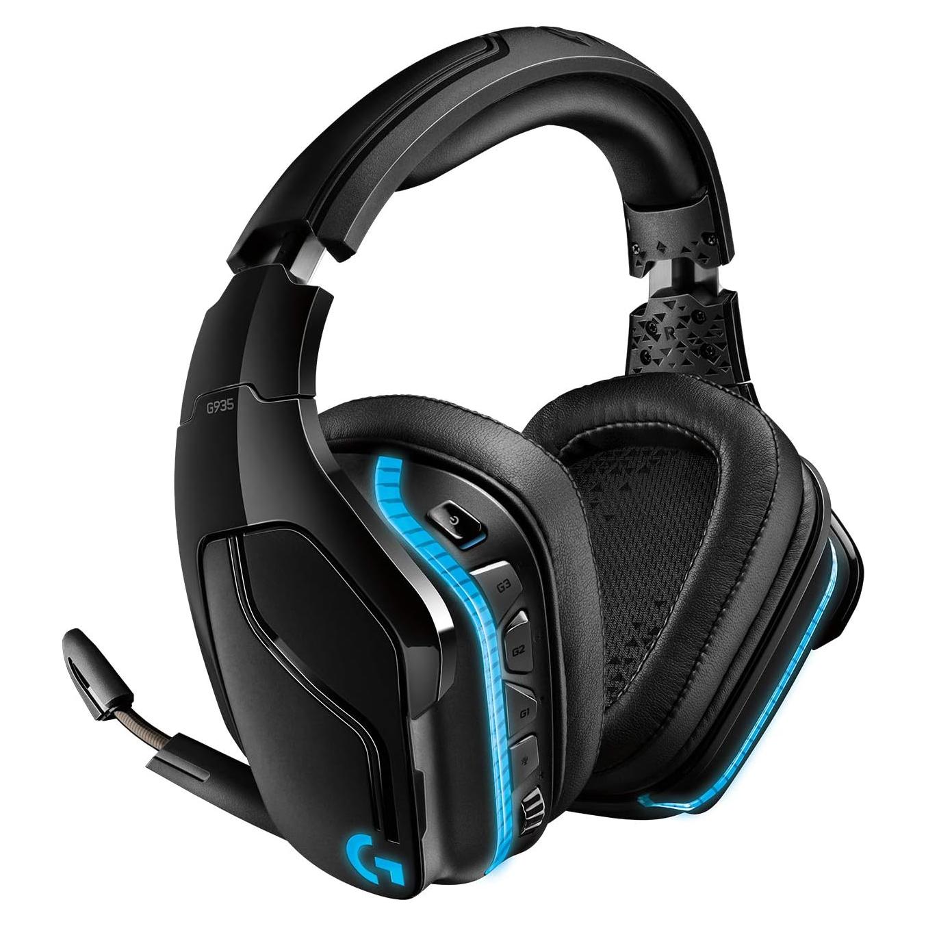 Auricular Gaming Inalámbrico Logitech G935 7.1 DTS:X RGB