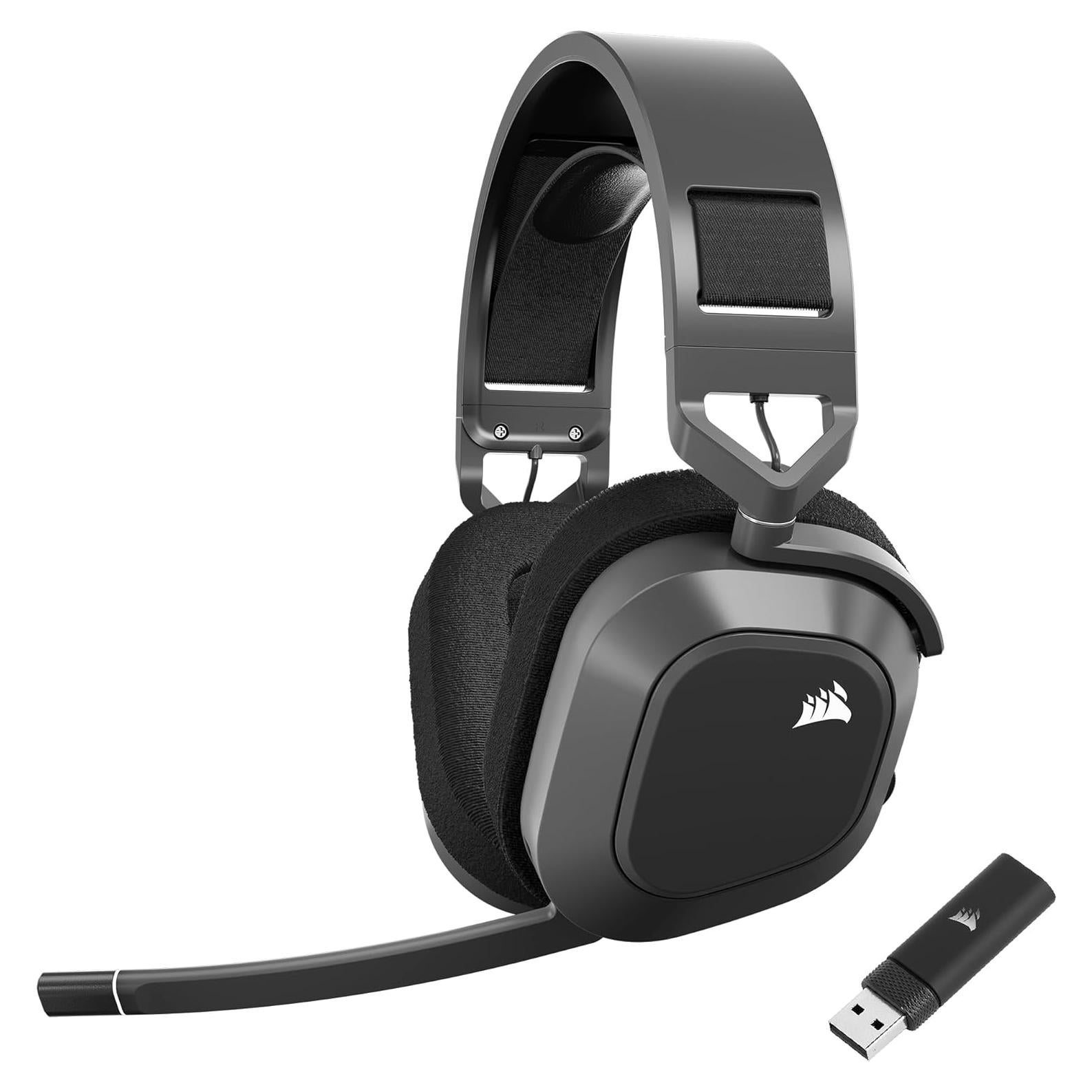 Auriculares Inalámbricos Corsair HS80 MAX - Bluetooth - Gris