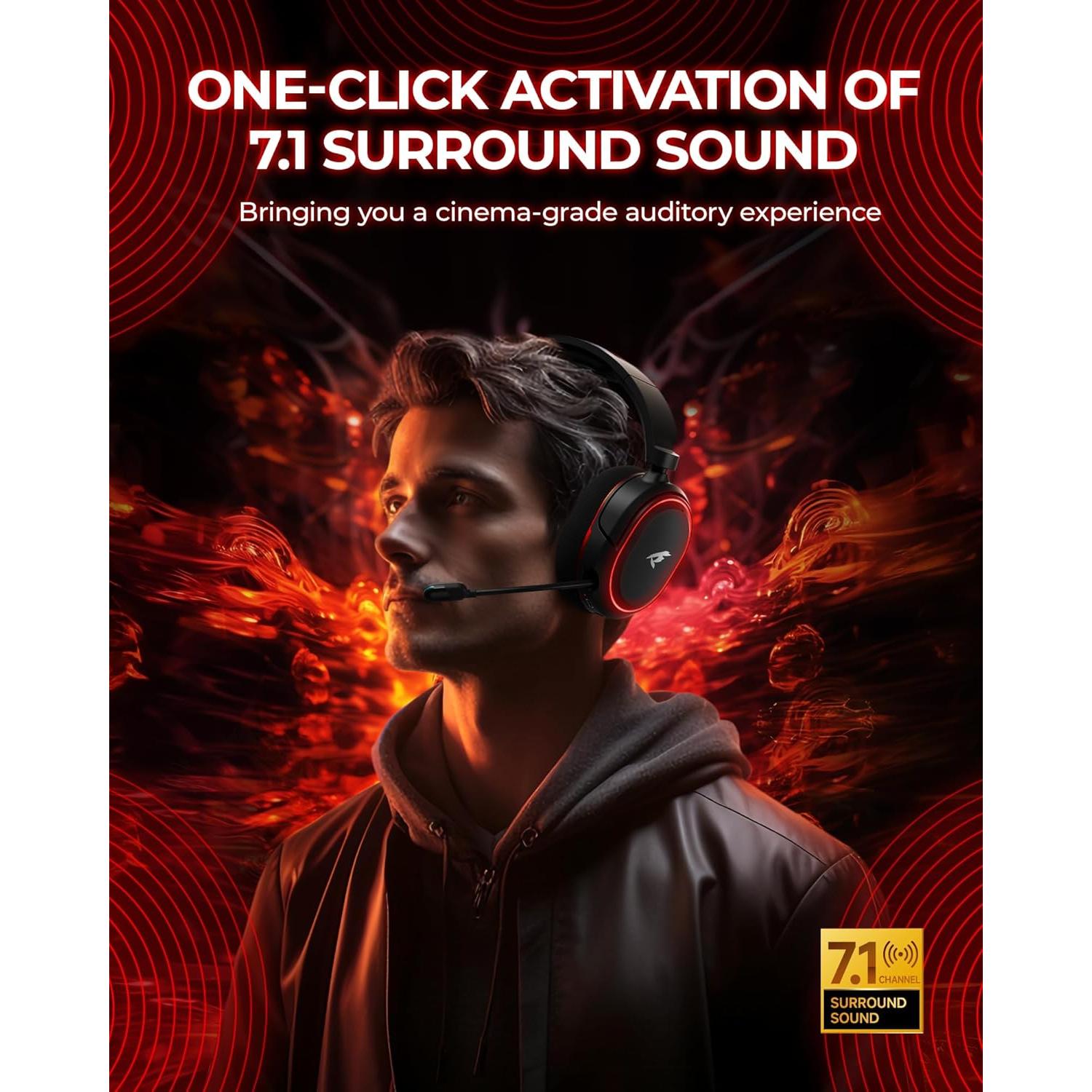 Auriculares Gaming Inalámbricos Valorise UG-08S 7.1 RGB